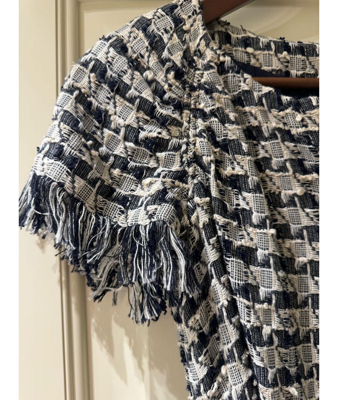CHANEL Черное хлопковое коктейльное платье, фото 5