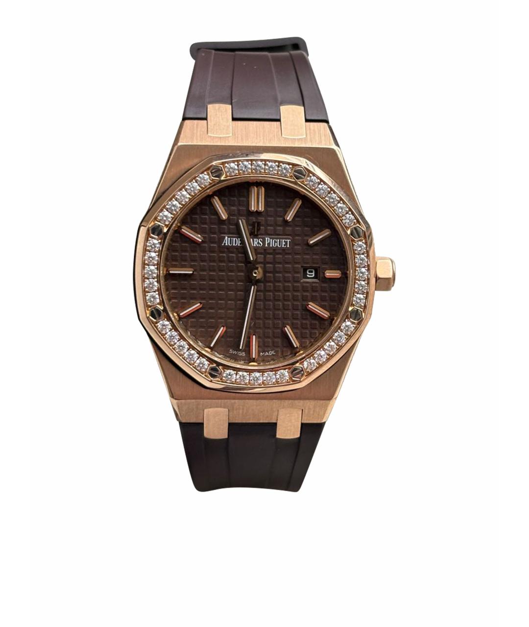 Audemars Piguet Коричневые часы из розового золота, фото 1