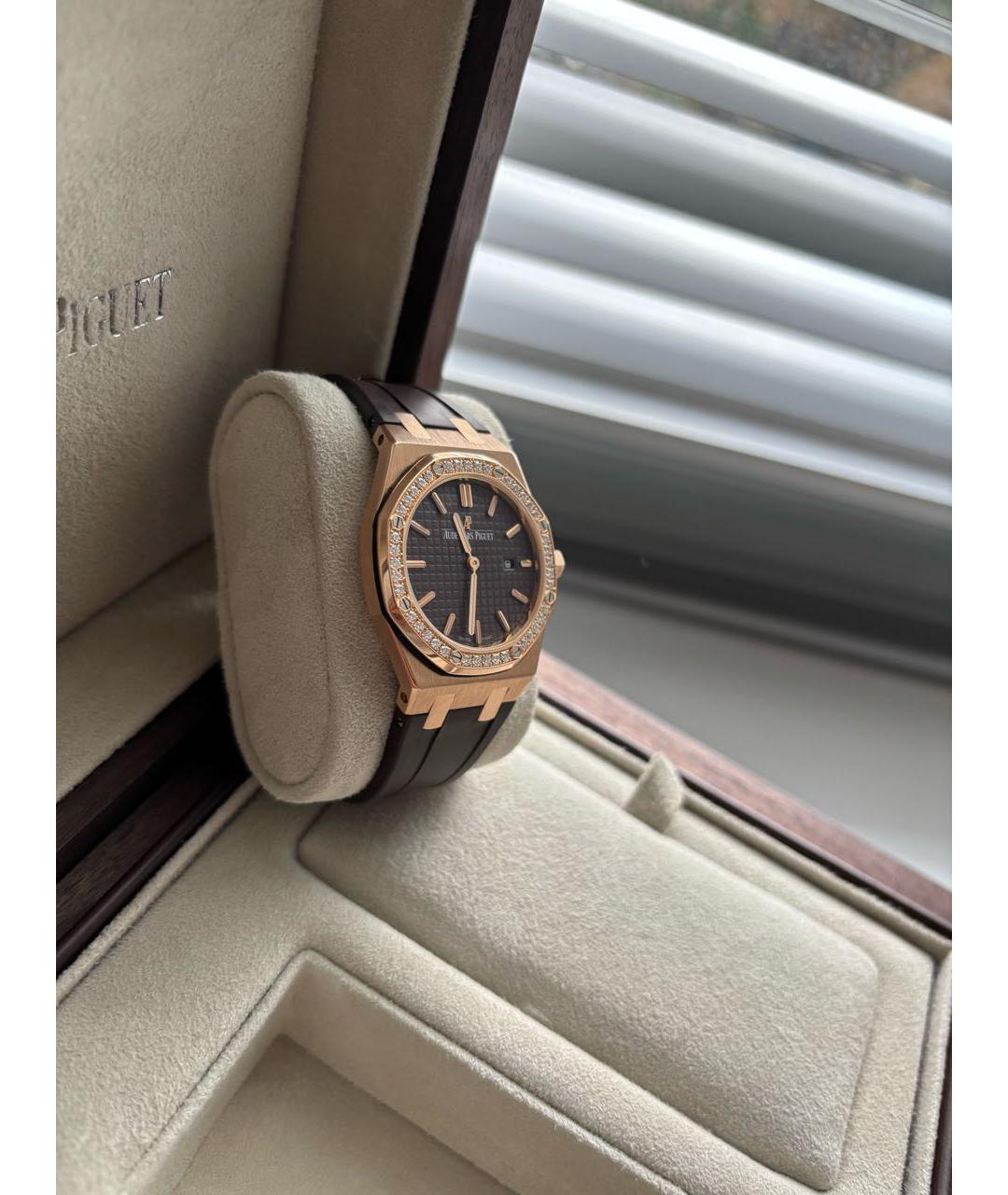 Audemars Piguet Коричневые часы из розового золота, фото 6