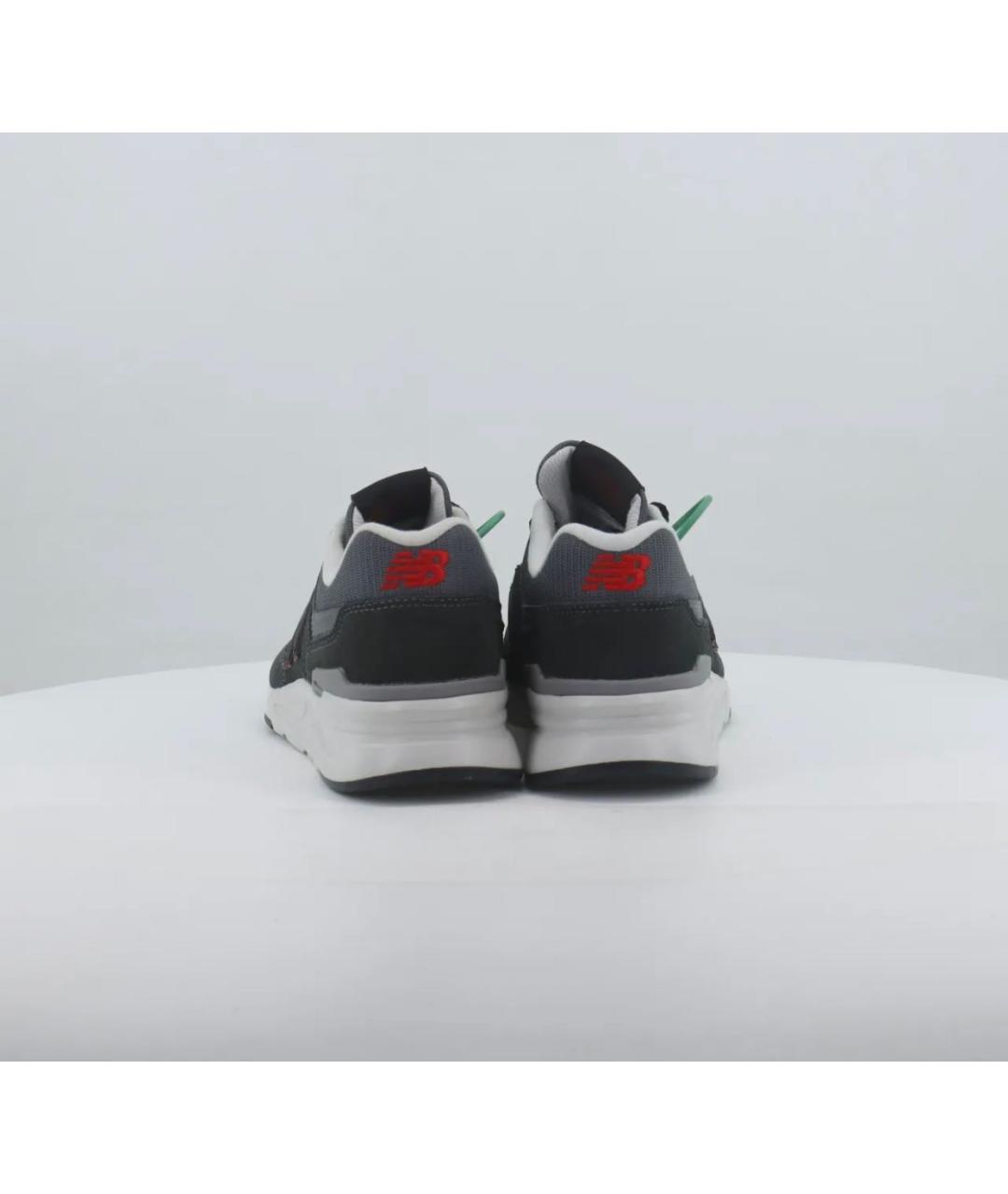 NEW BALANCE Черные замшевые низкие кроссовки / кеды, фото 6