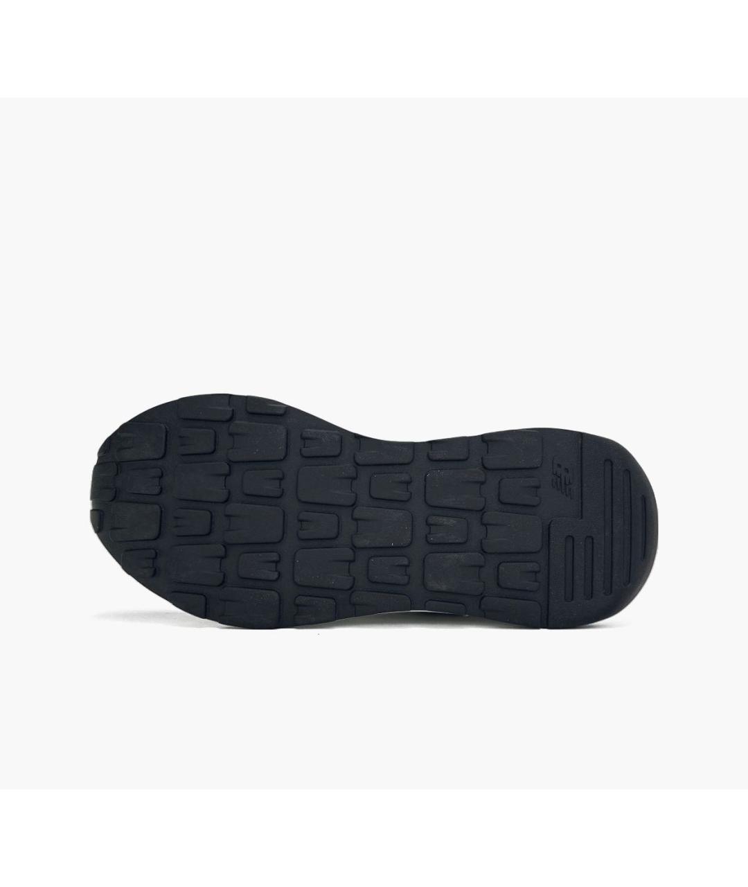 NEW BALANCE Черные замшевые низкие кроссовки / кеды, фото 5