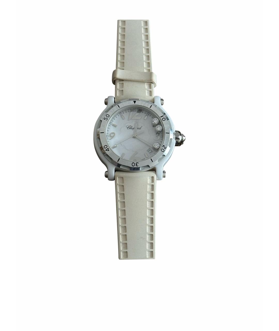 CHOPARD Белые керамические часы, фото 1