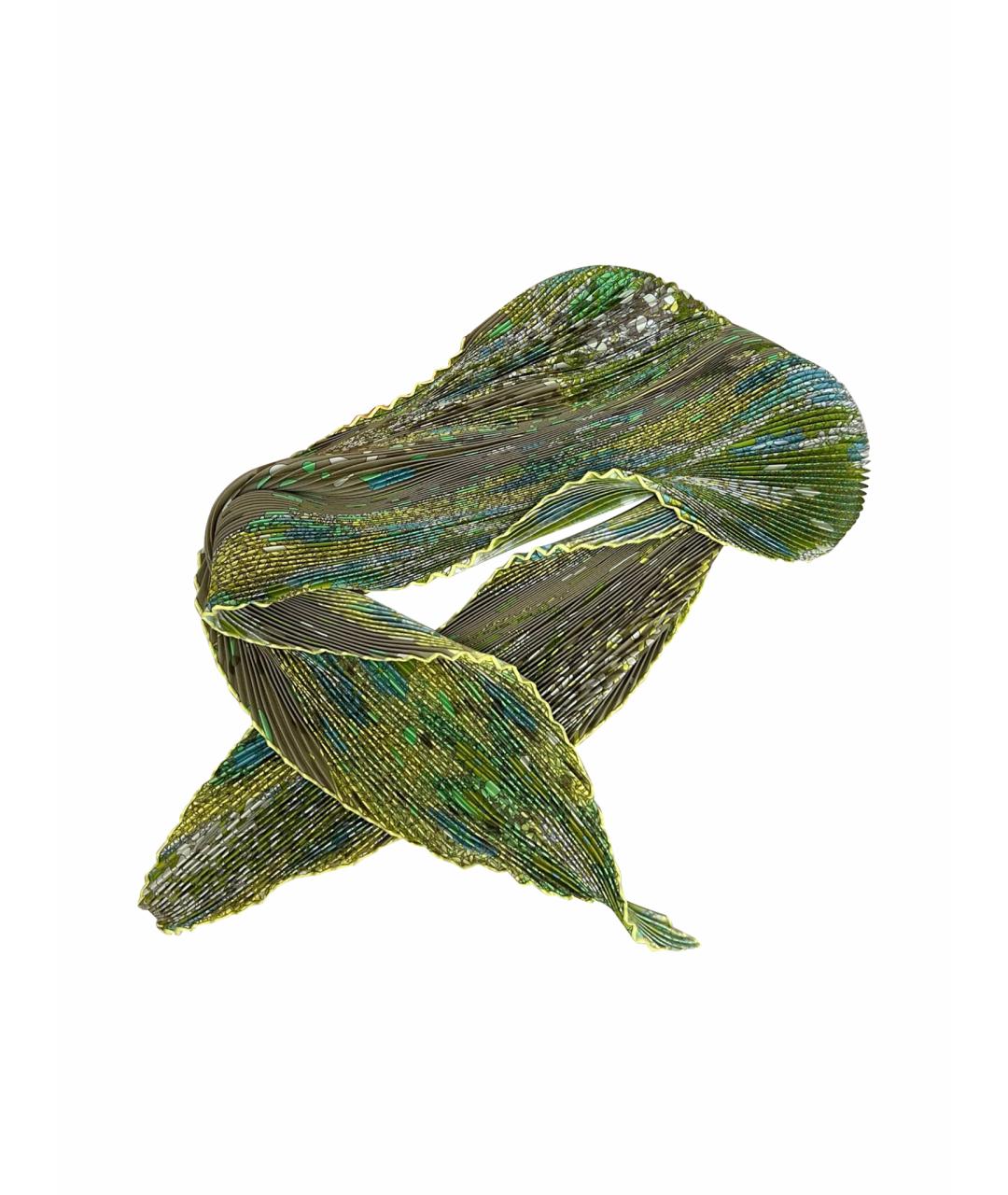 HERMES Мульти шелковый платок, фото 1