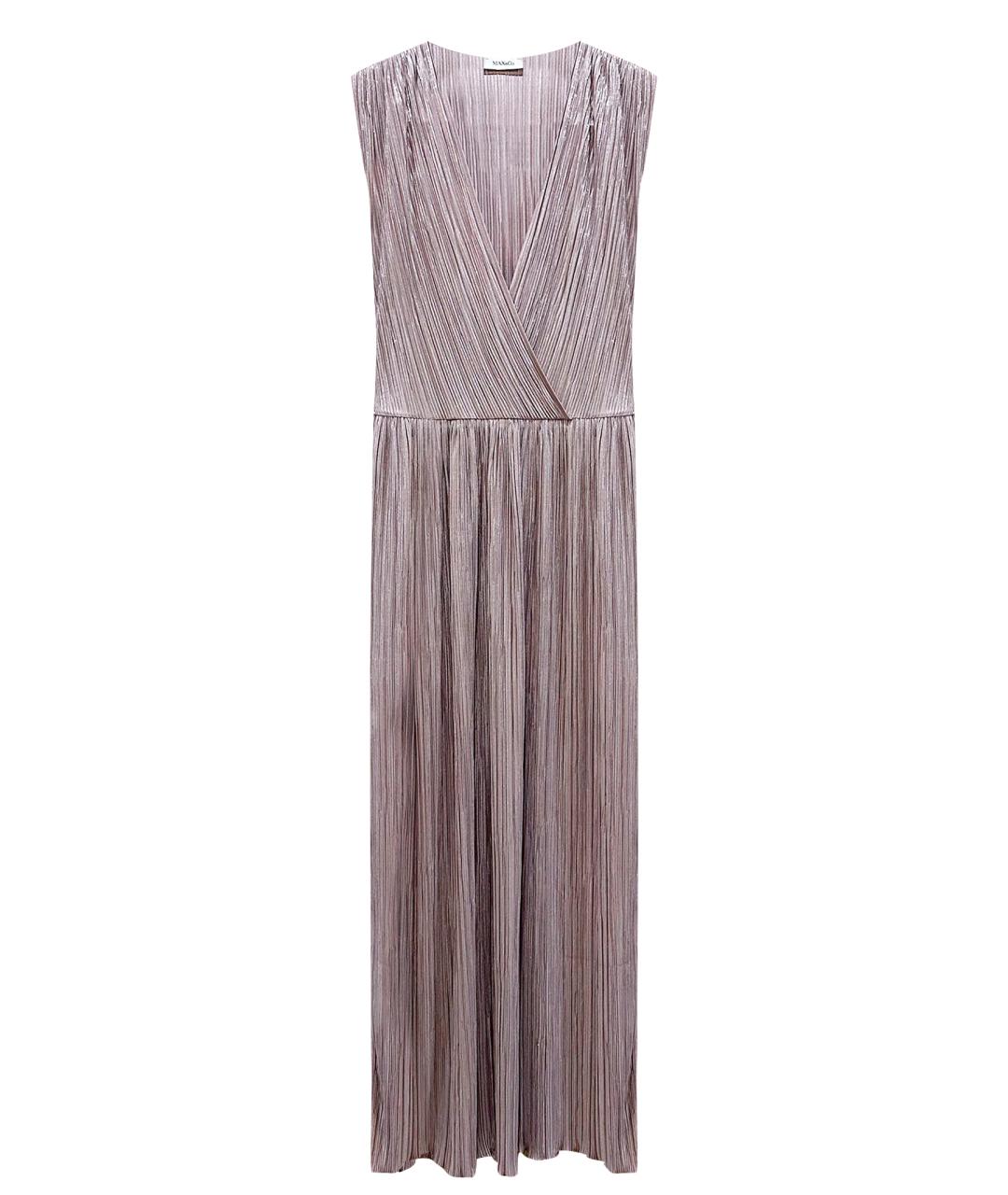 MAX&CO Розовое вискозное вечернее платье, фото 1