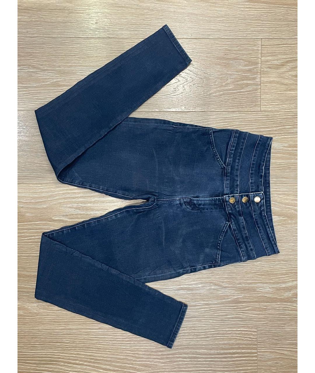 JBRAND Синие хлопко-эластановые джинсы слим, фото 5