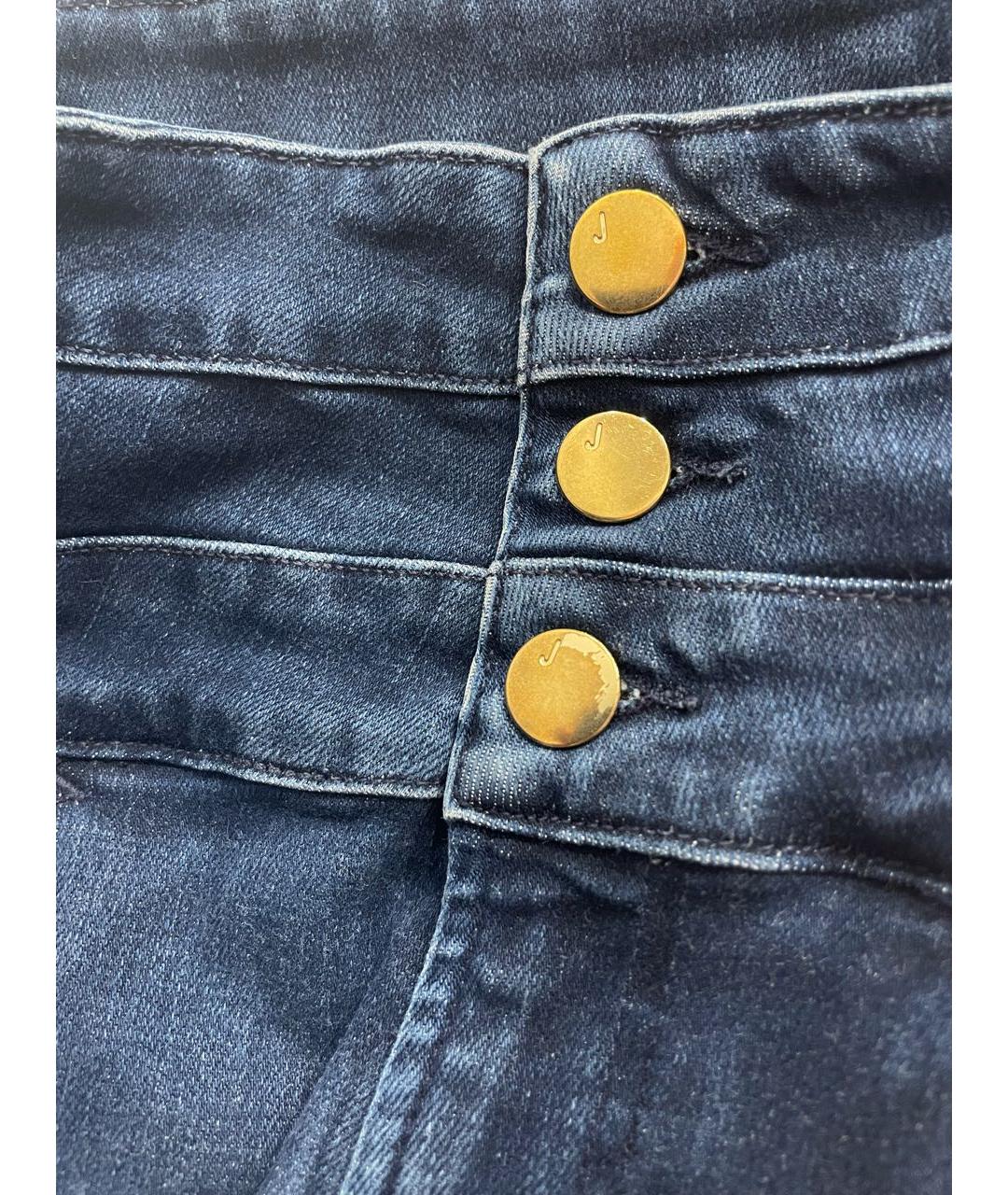 JBRAND Синие хлопко-эластановые джинсы слим, фото 8