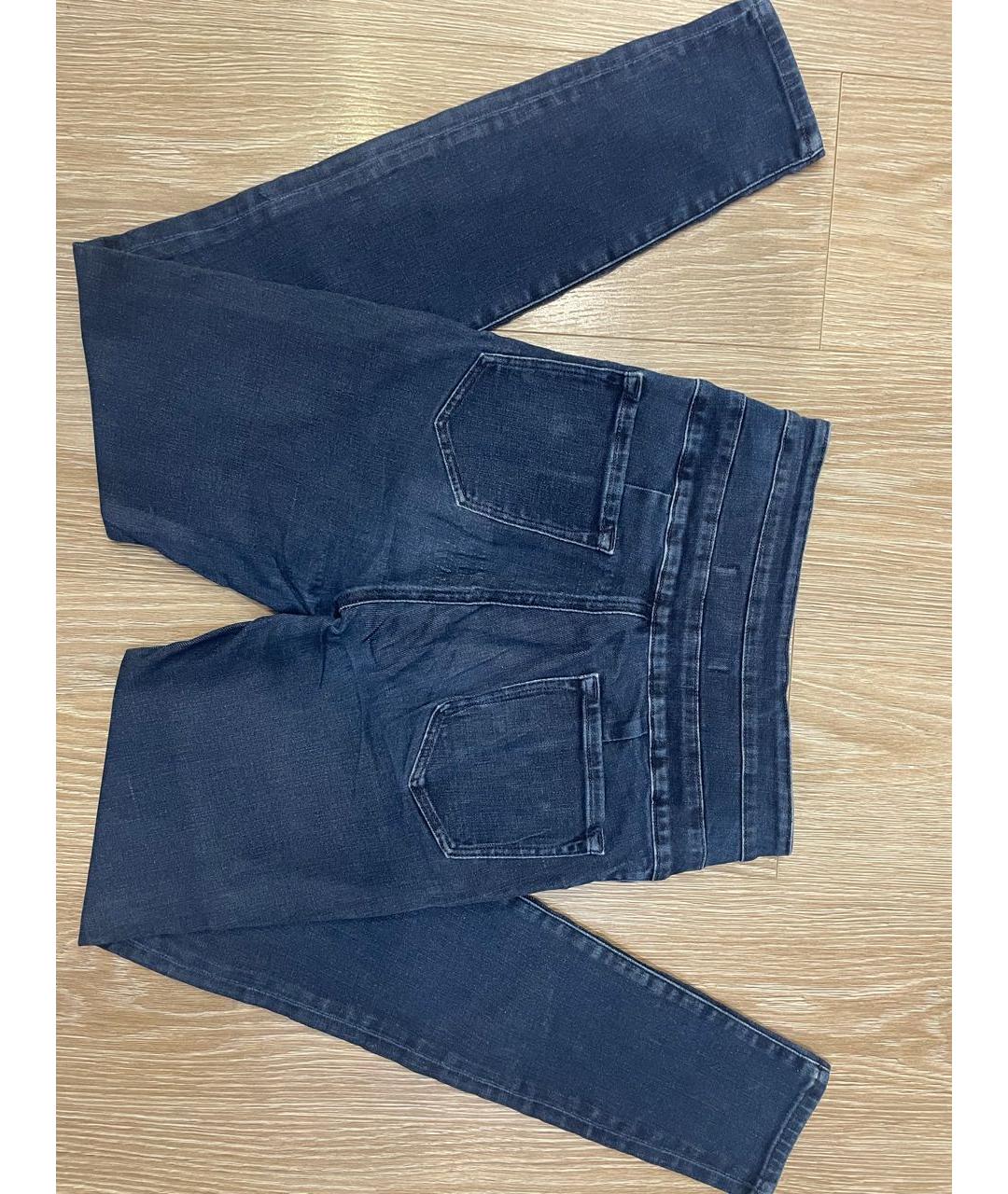 JBRAND Синие хлопко-эластановые джинсы слим, фото 7