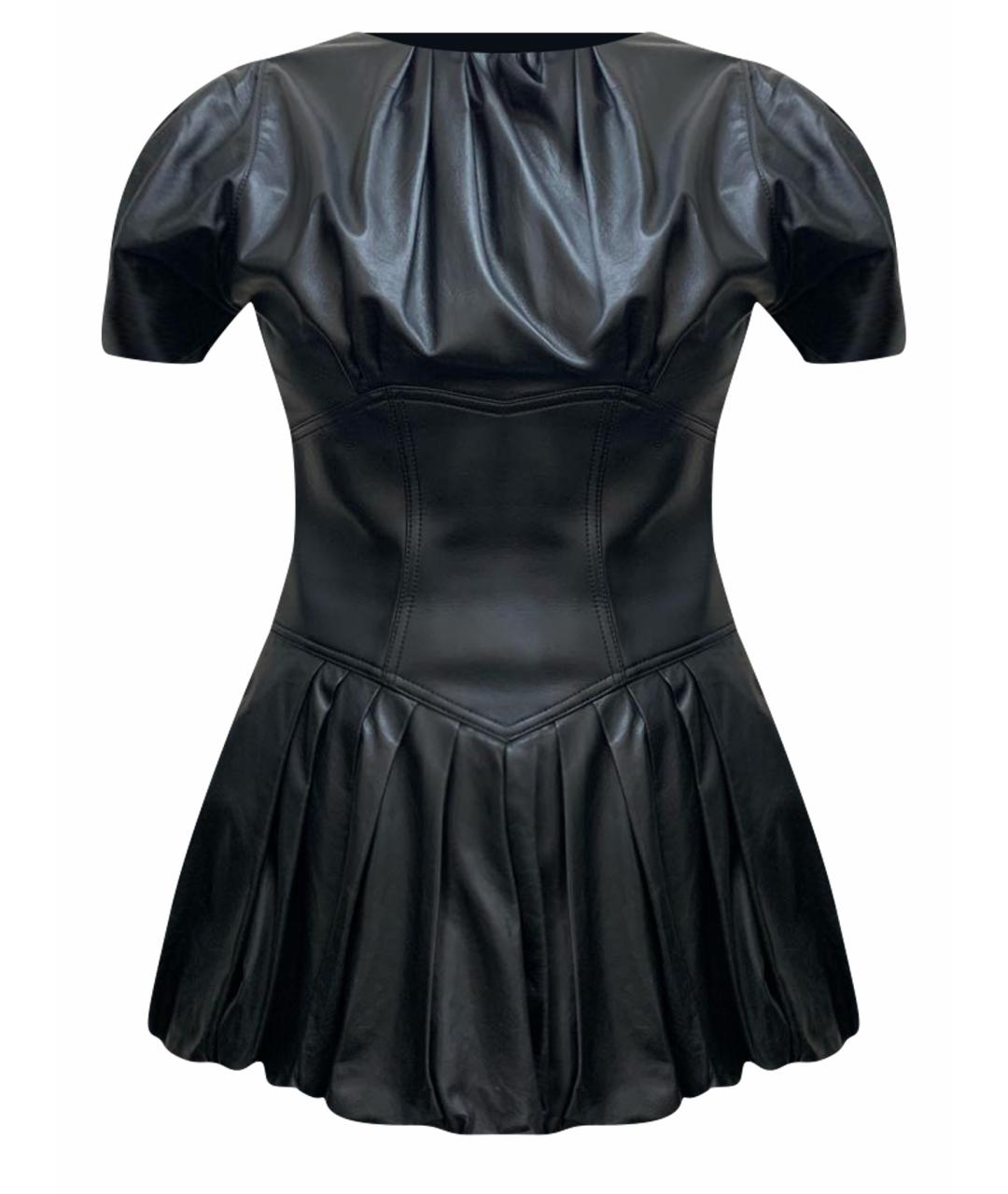 LOUIS VUITTON PRE-OWNED Черное кожаное платье, фото 1
