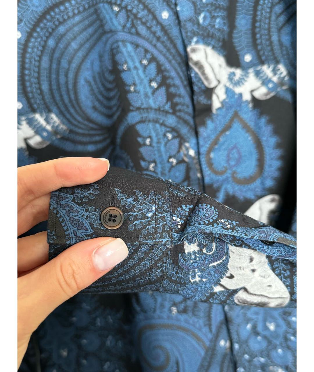 GIVENCHY Темно-синяя кэжуал рубашка, фото 3
