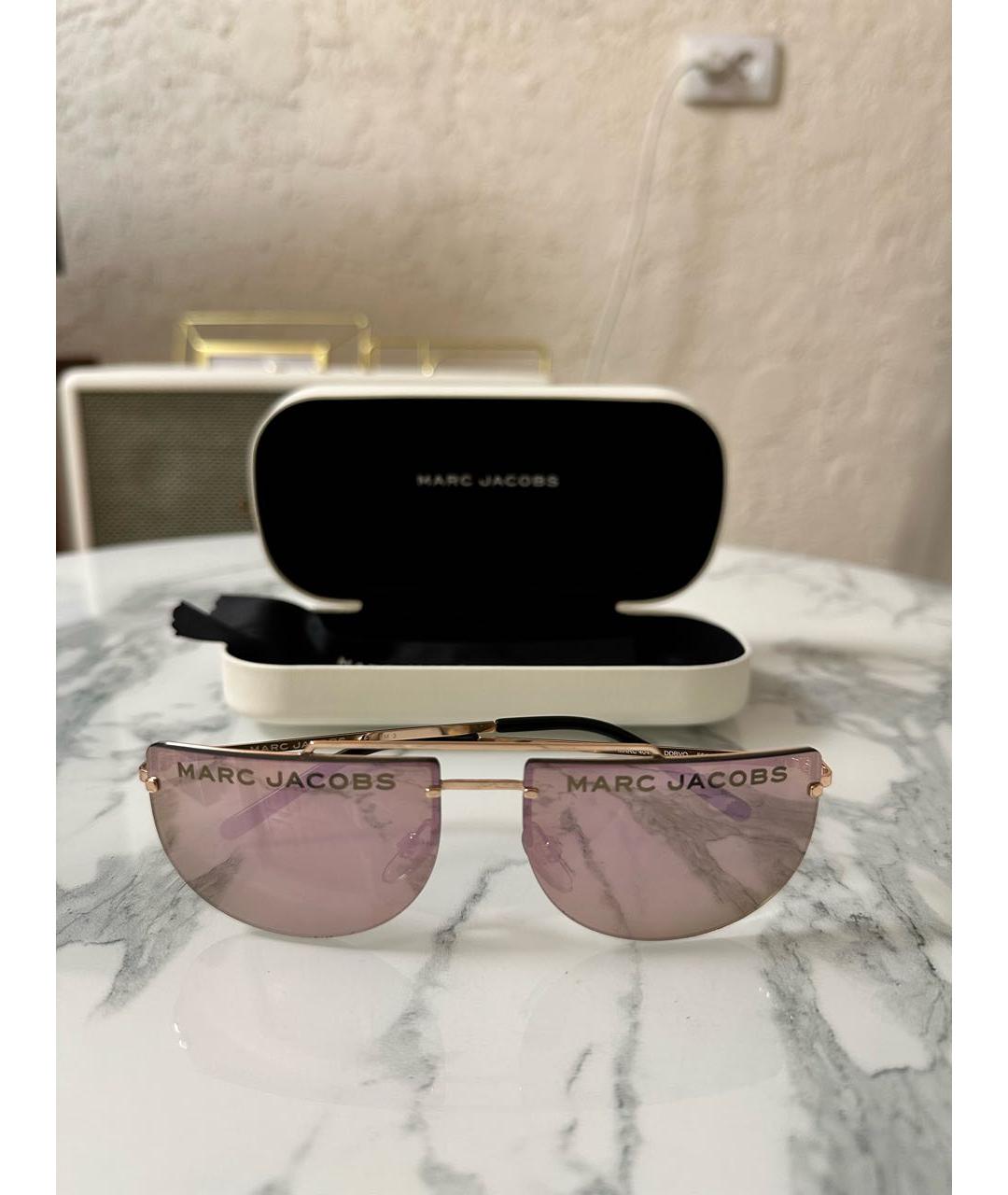 MARC JACOBS Розовые пластиковые солнцезащитные очки, фото 8