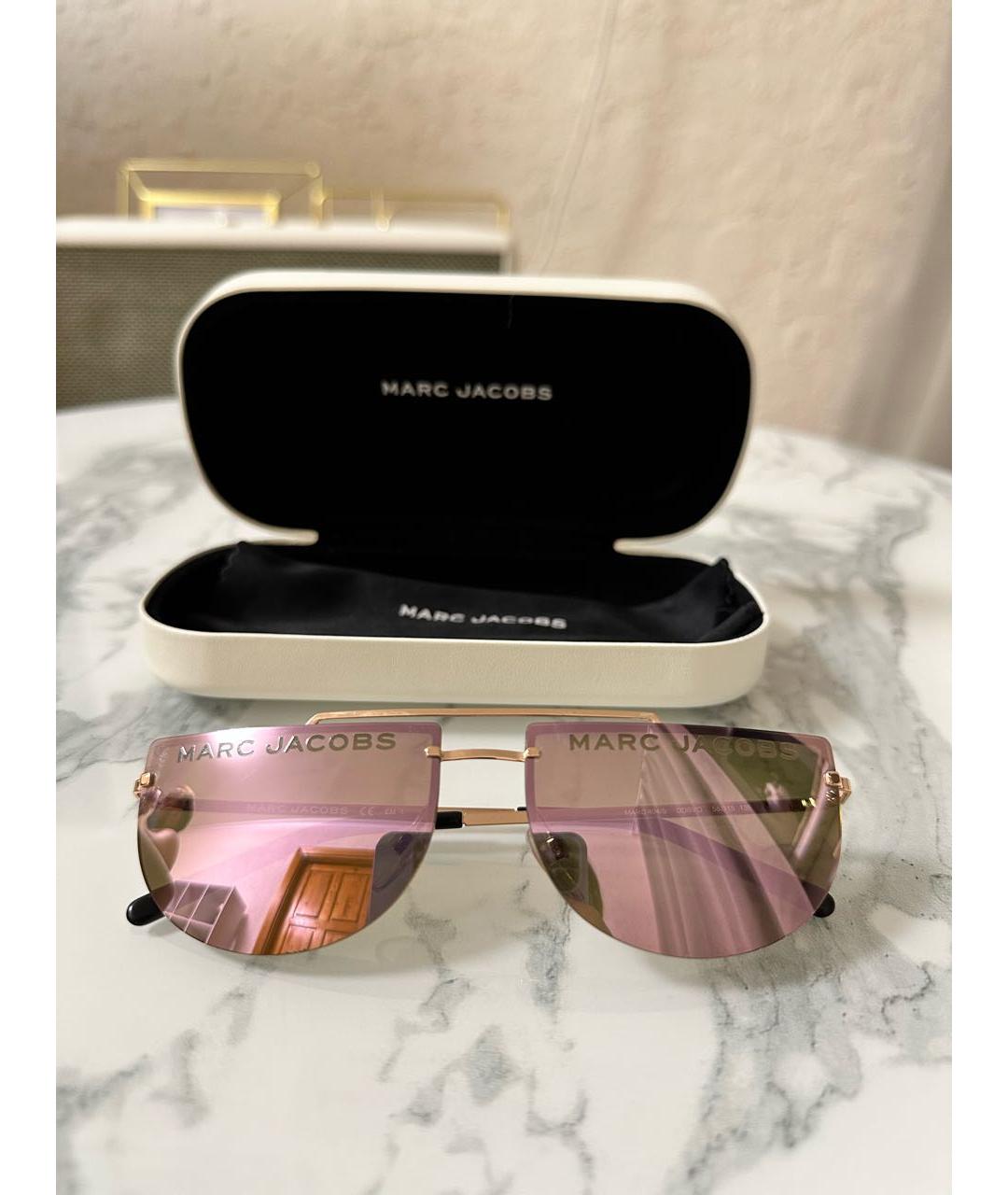 MARC JACOBS Розовые пластиковые солнцезащитные очки, фото 7