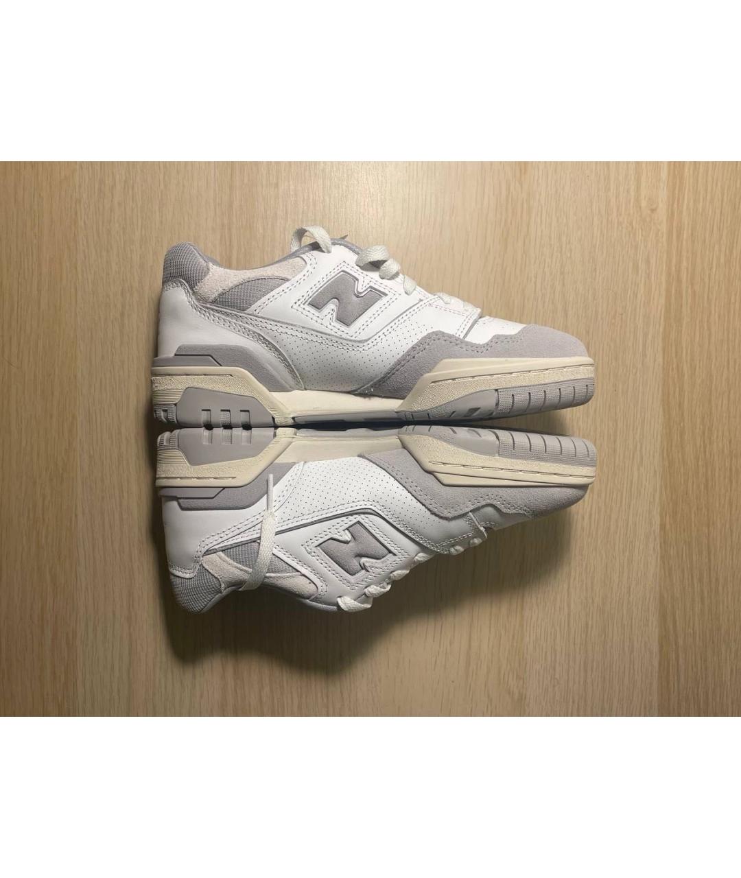 NEW BALANCE Белые кожаные кроссовки, фото 3