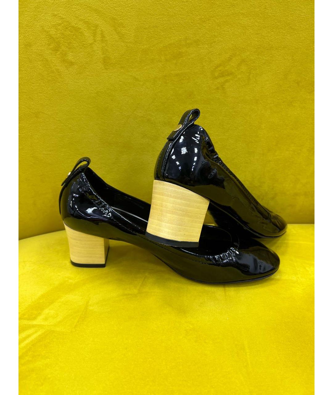 LANVIN Черные туфли из лакированной кожи, фото 8