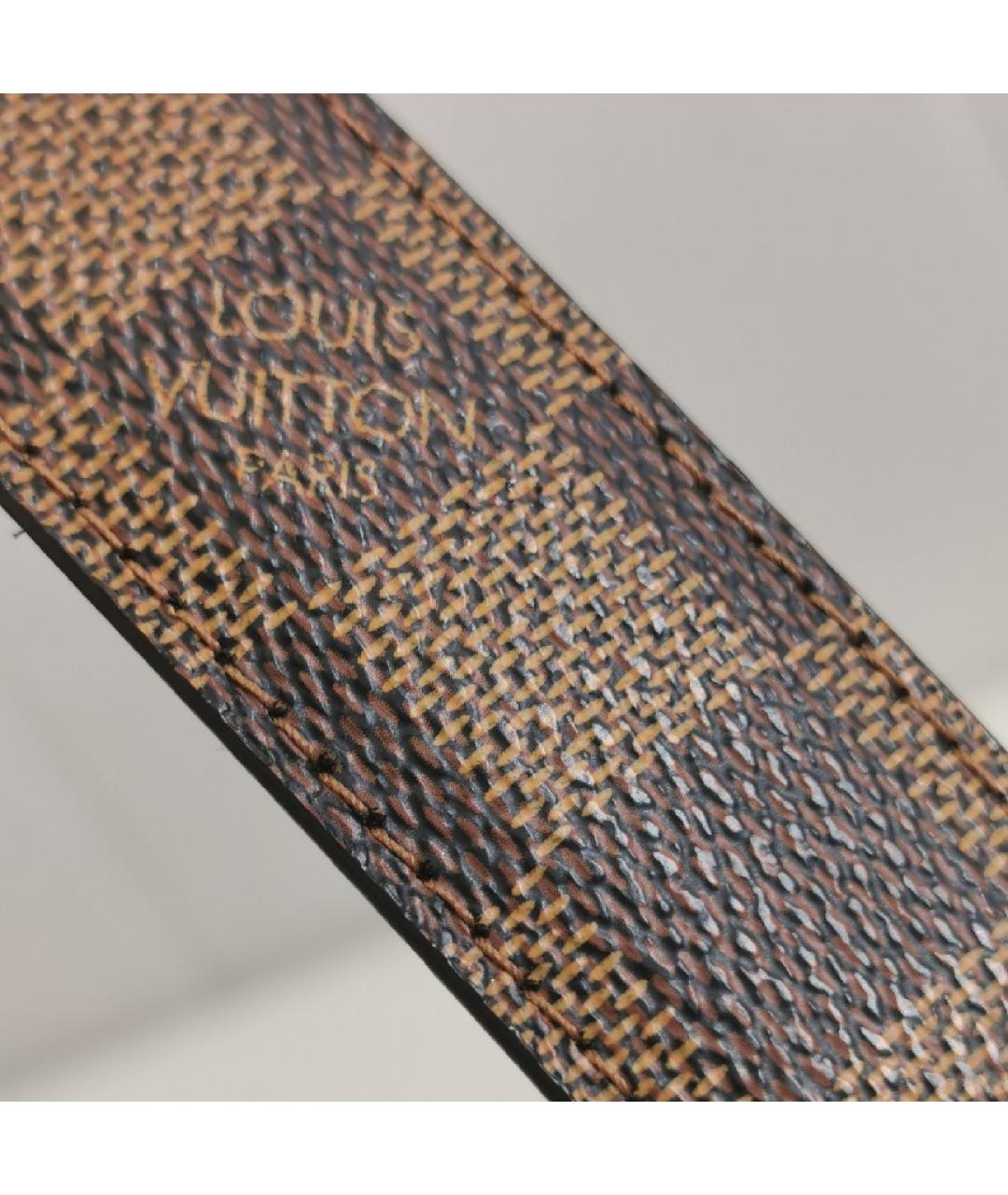 LOUIS VUITTON PRE-OWNED Коричневый ремень, фото 4