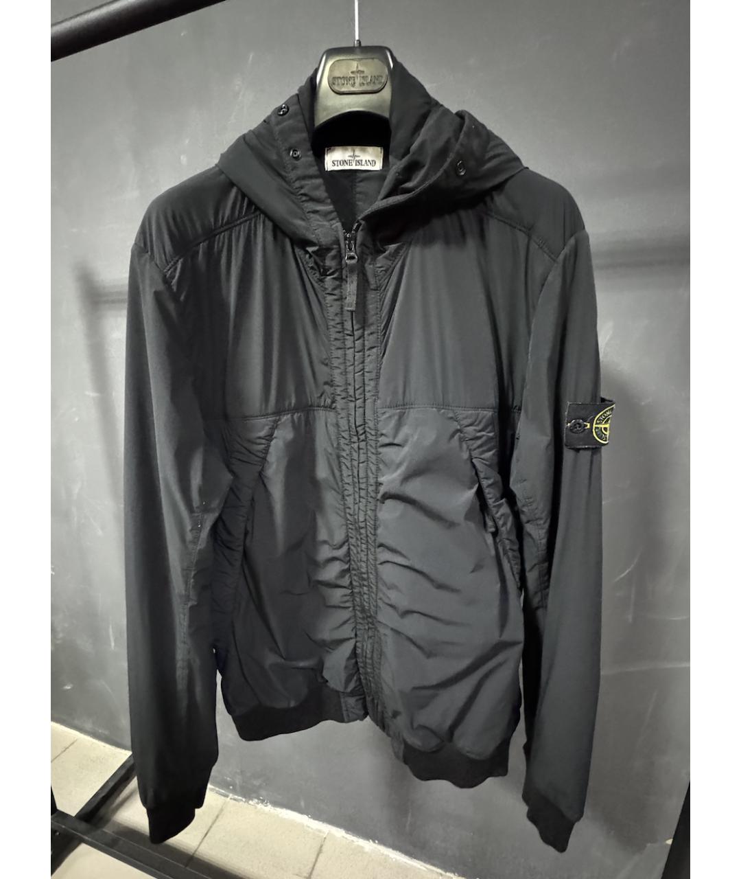 STONE ISLAND Черная куртка, фото 3