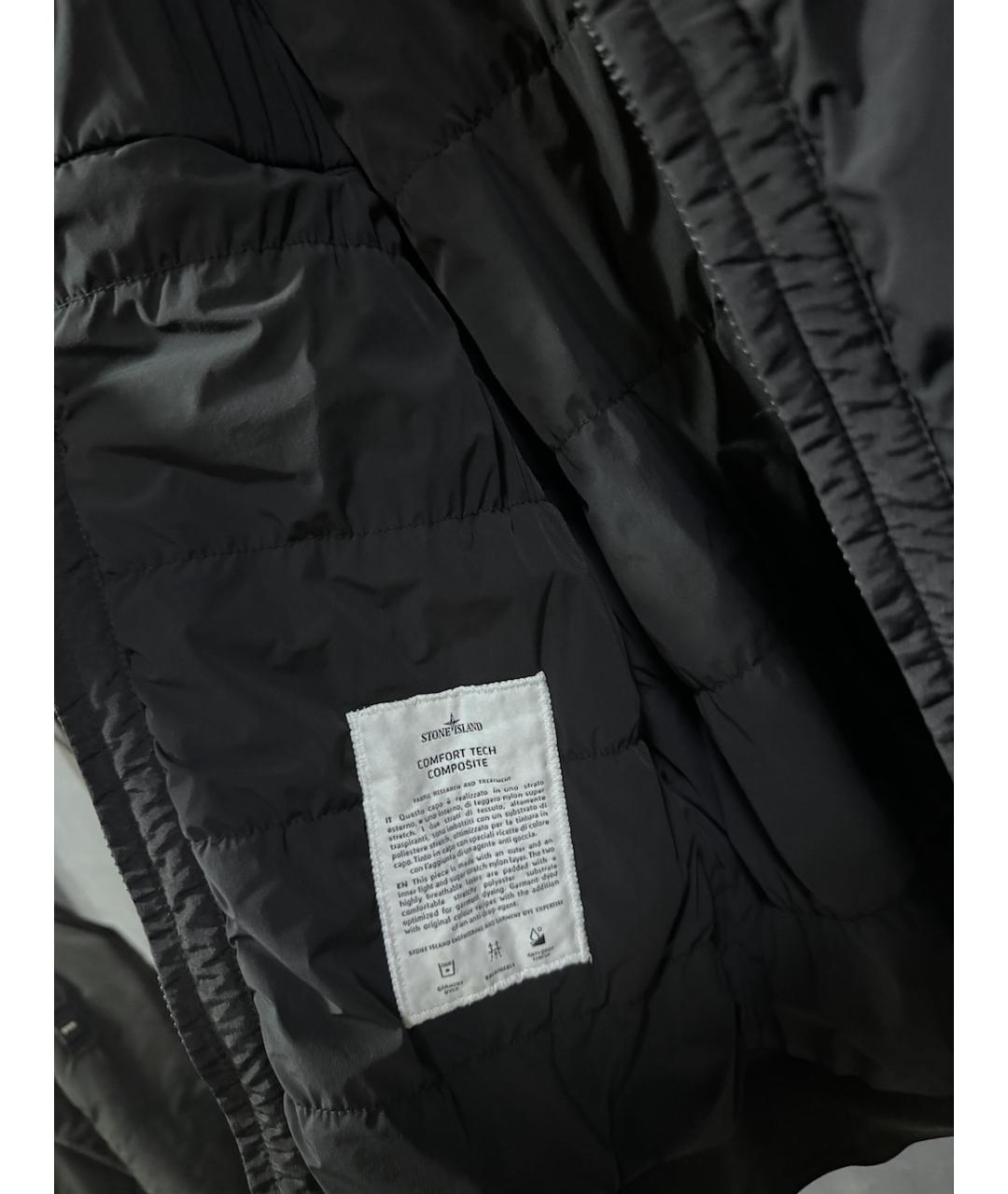STONE ISLAND Черная куртка, фото 4