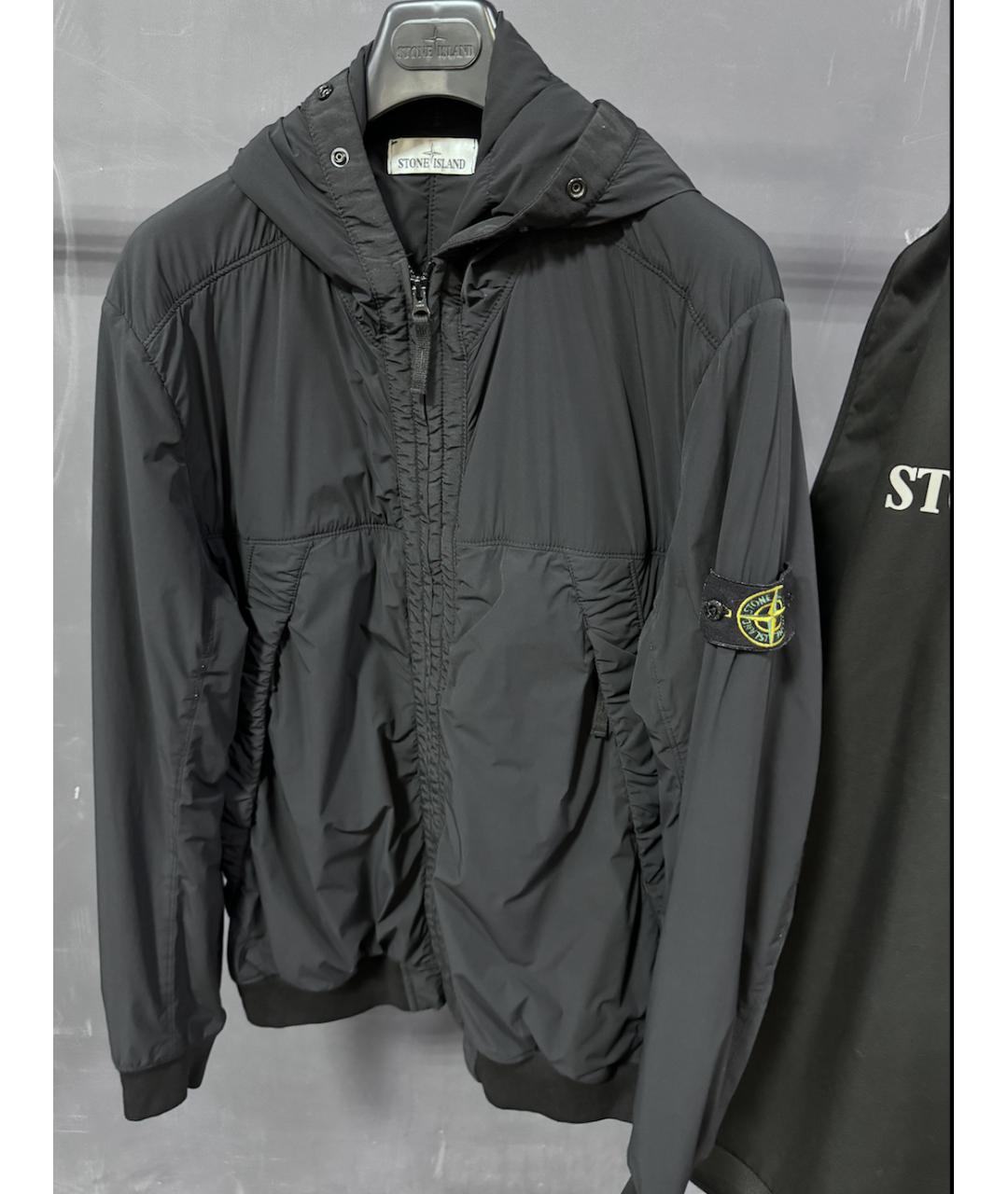 STONE ISLAND Черная куртка, фото 6
