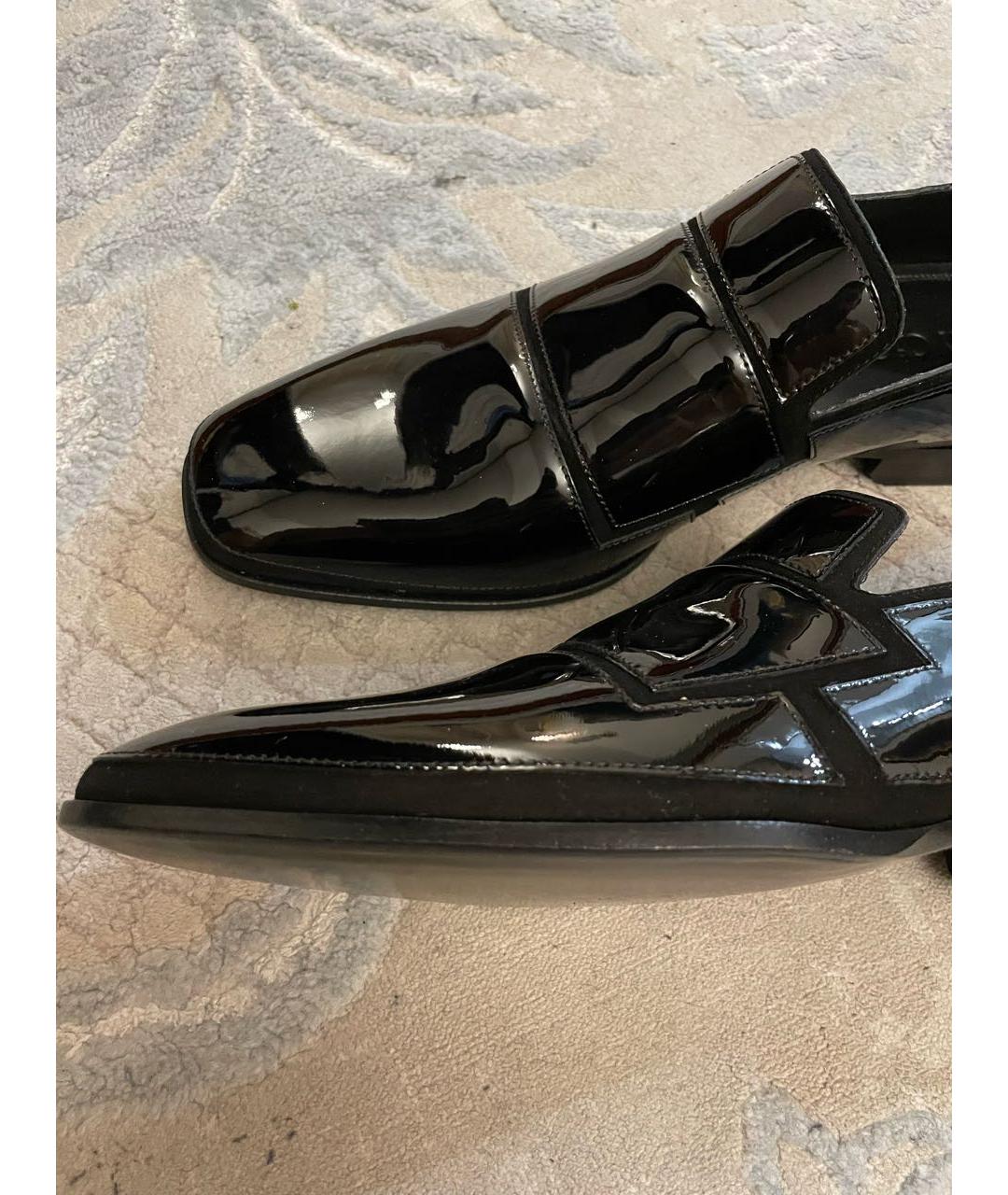 JIMMY CHOO Черные туфли из лакированной кожи, фото 6