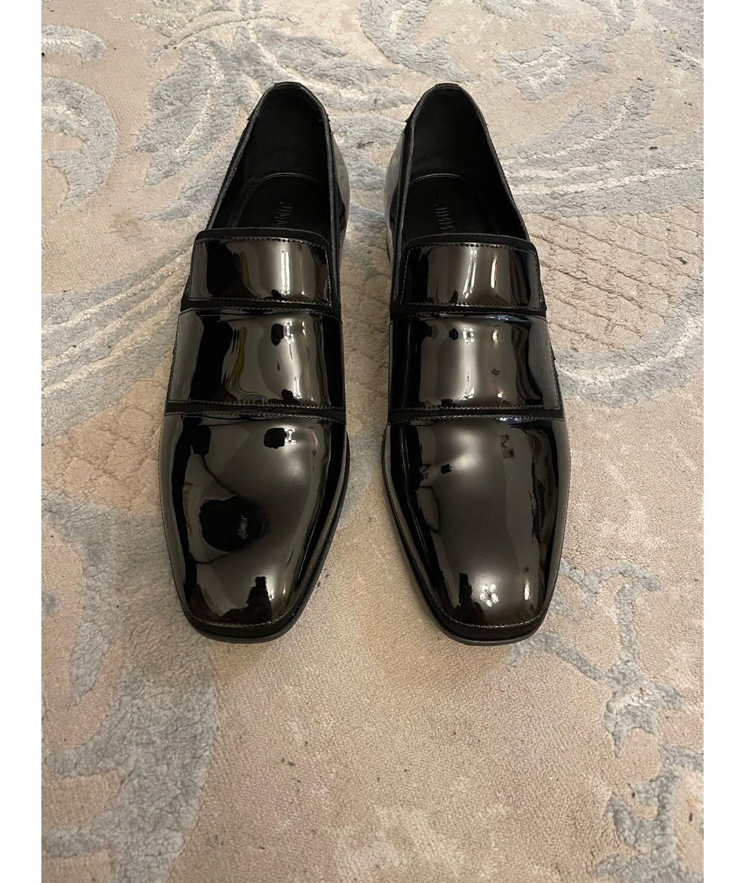 JIMMY CHOO Черные туфли из лакированной кожи, фото 3