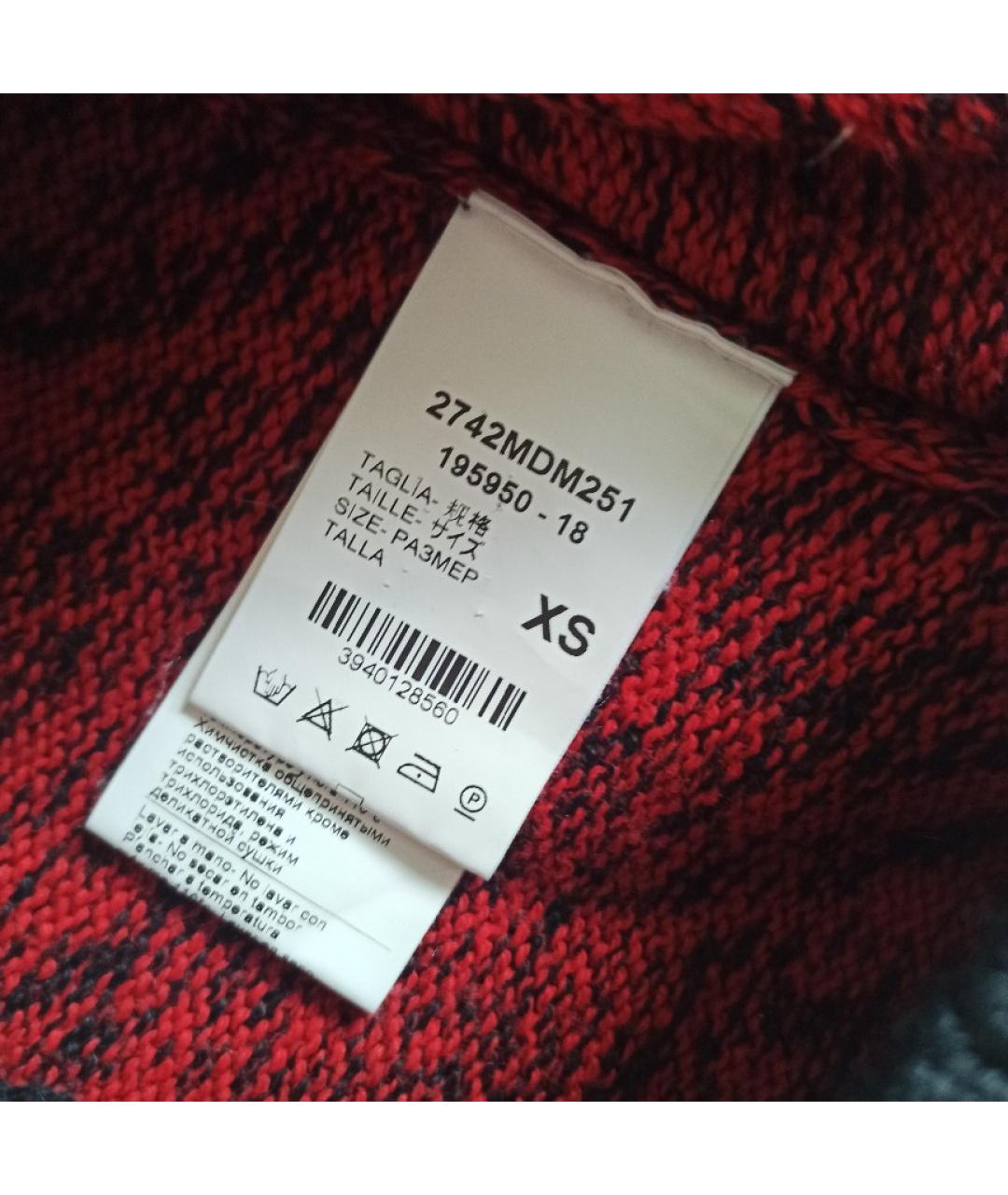 MSGM Красный шерстяной джемпер / свитер, фото 8