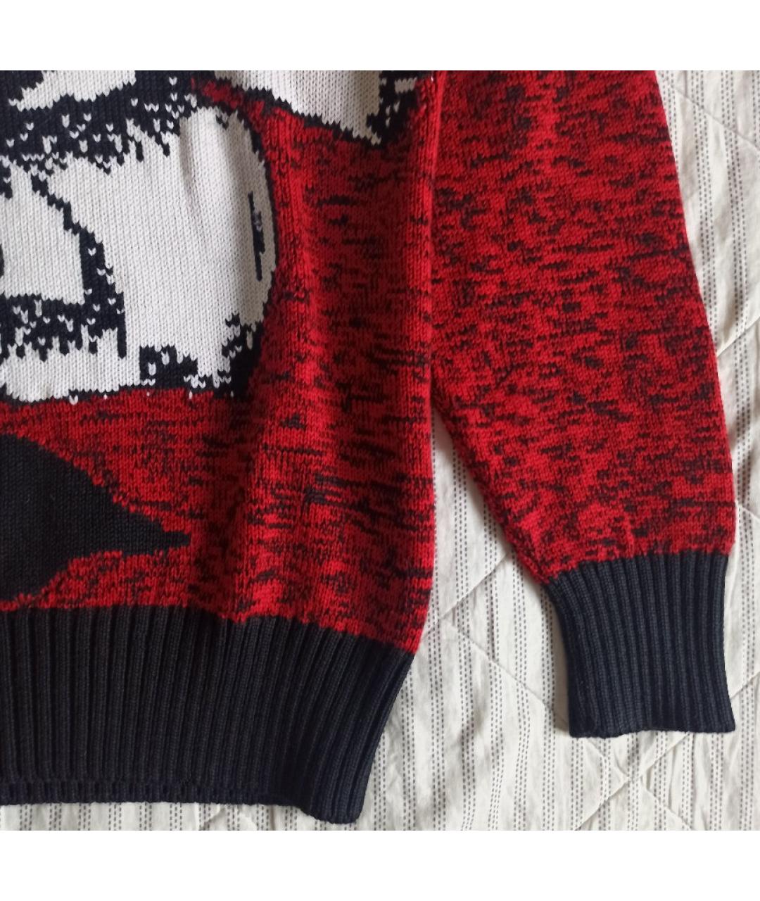 MSGM Красный шерстяной джемпер / свитер, фото 5