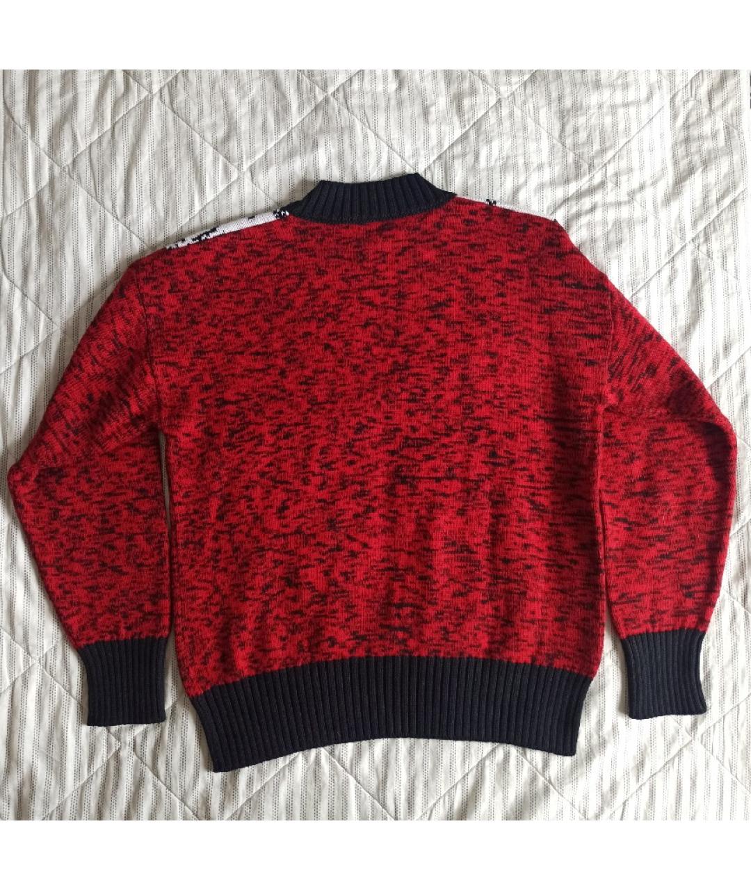MSGM Красный шерстяной джемпер / свитер, фото 6