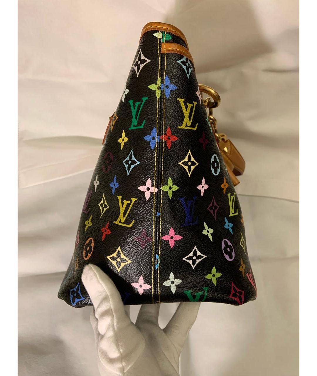 LOUIS VUITTON Коричневая кожаная сумка тоут, фото 5