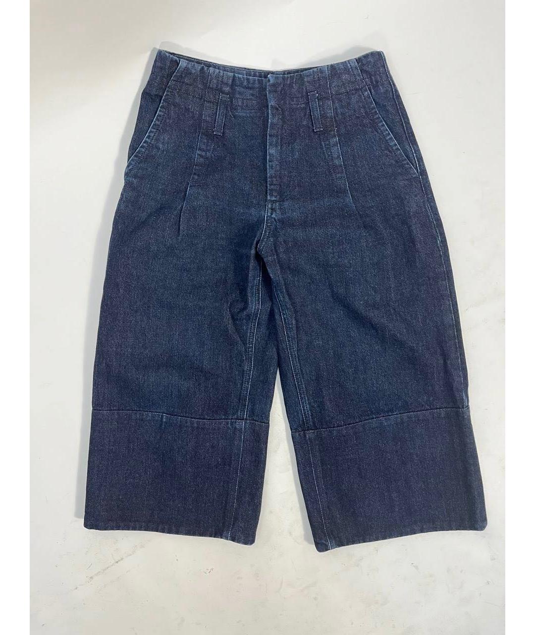 MARNI Синие хлопковые прямые джинсы, фото 5