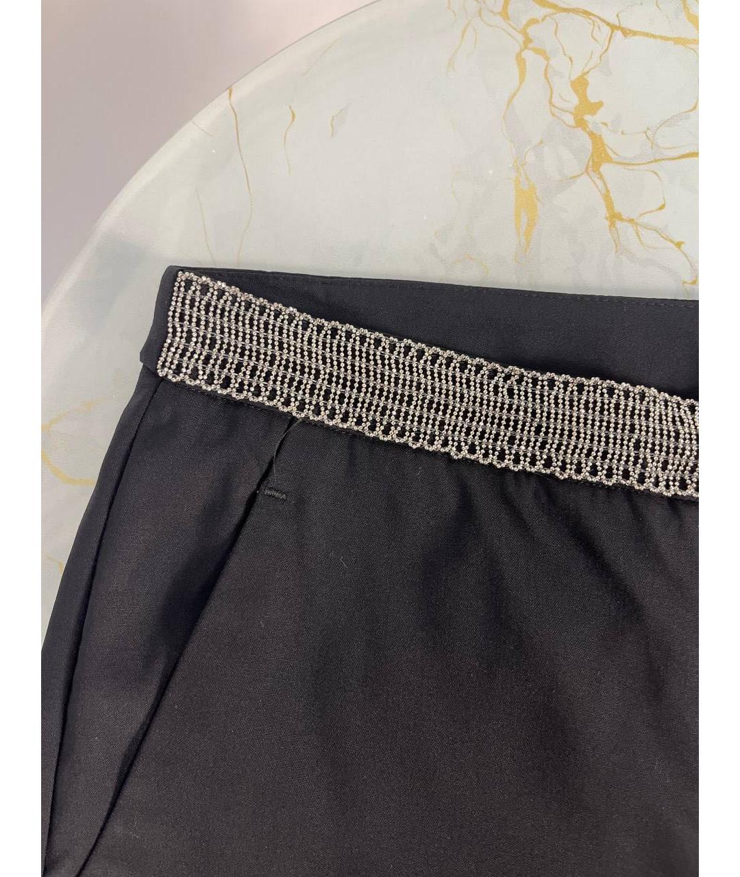 FABIANA FILIPPI Черные брюки узкие, фото 5