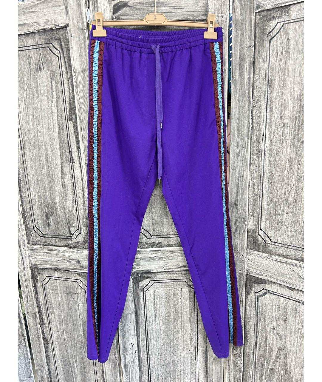 NO. 21 Фиолетовые брюки широкие, фото 8