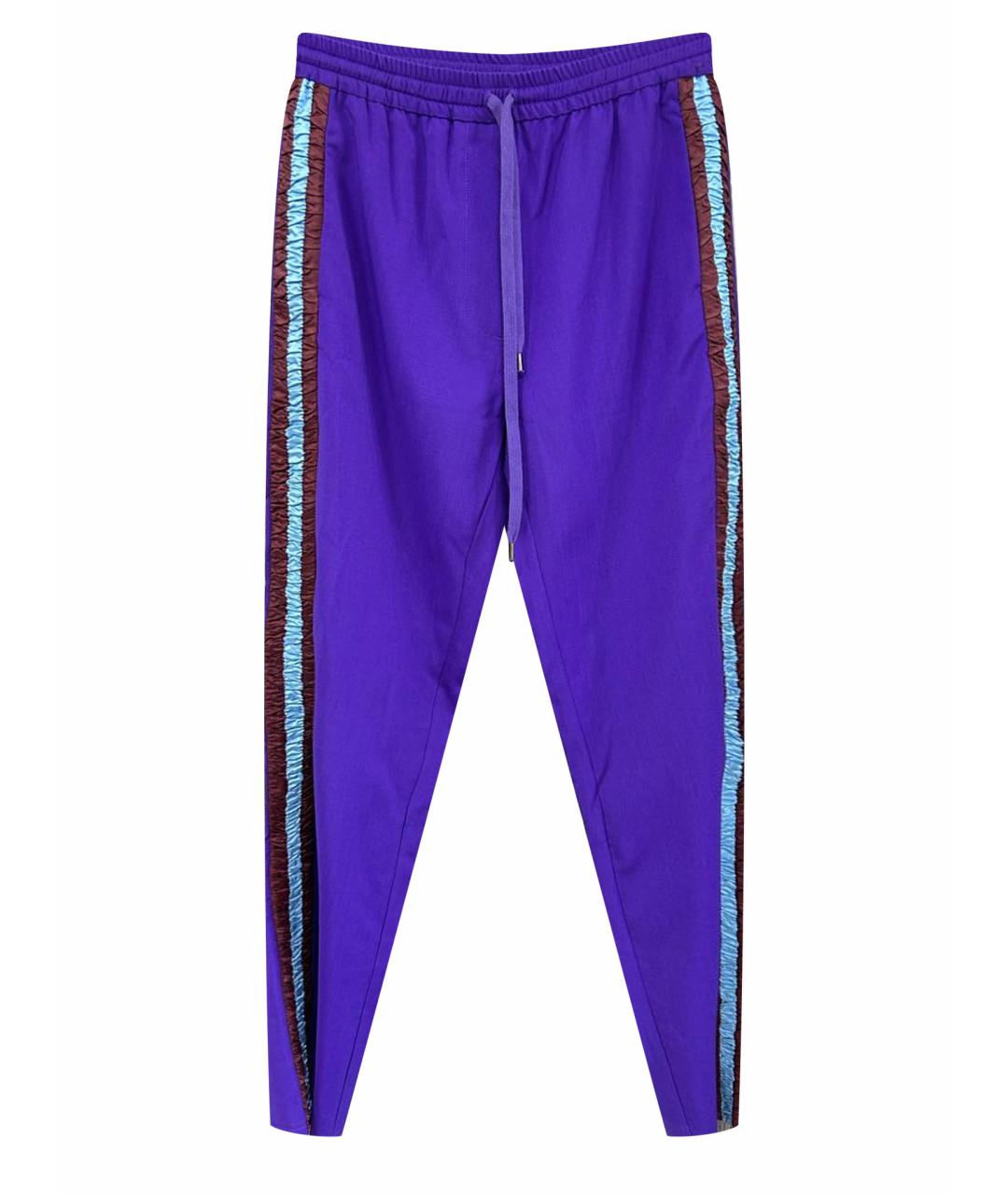 NO. 21 Фиолетовые брюки широкие, фото 1