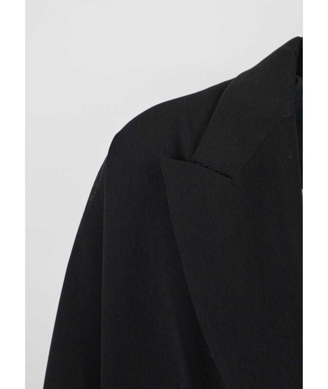 MAISON MARGIELA Черный полиэстеровый жакет/пиджак, фото 5