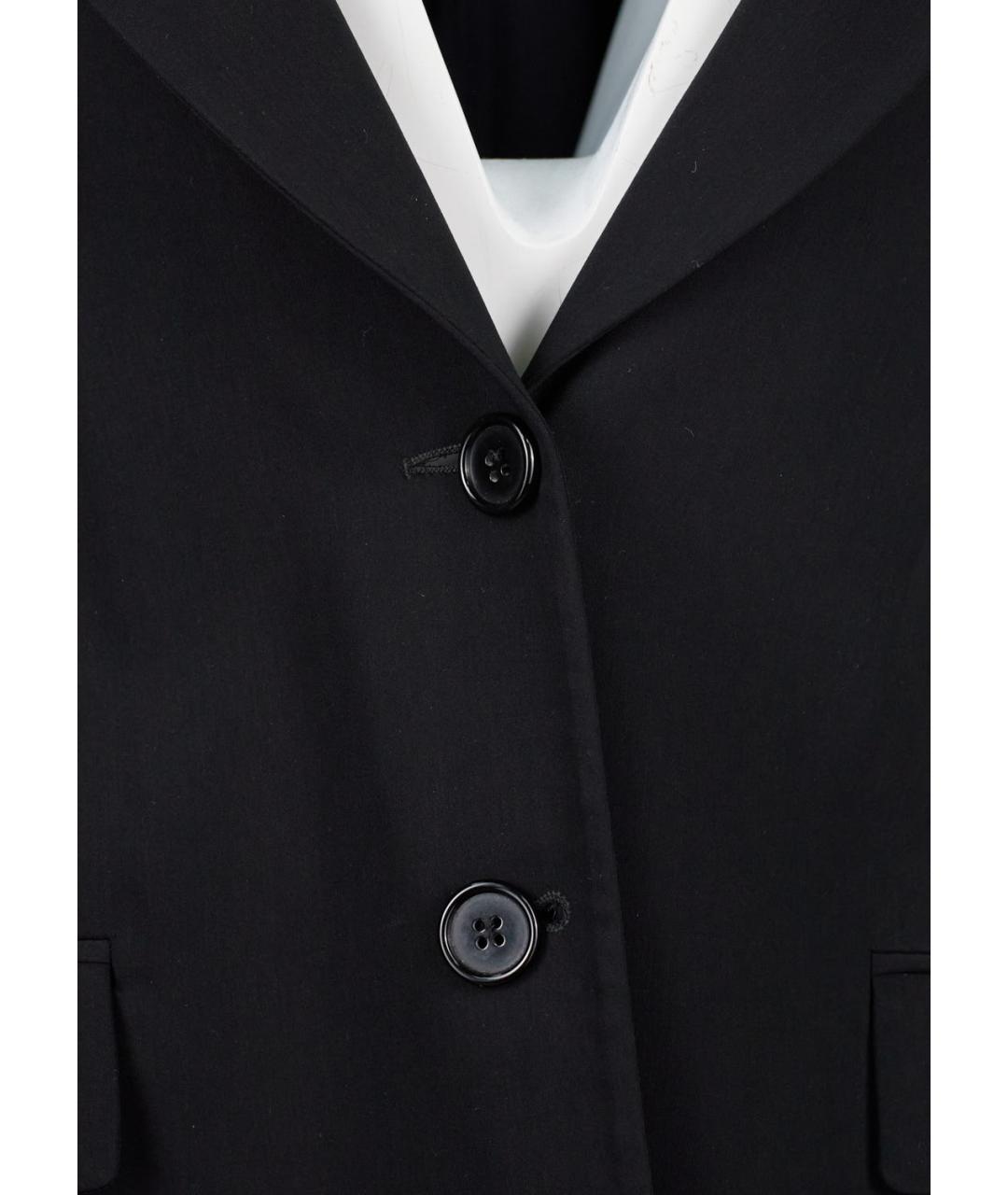MAISON MARGIELA Черный полиэстеровый жакет/пиджак, фото 4