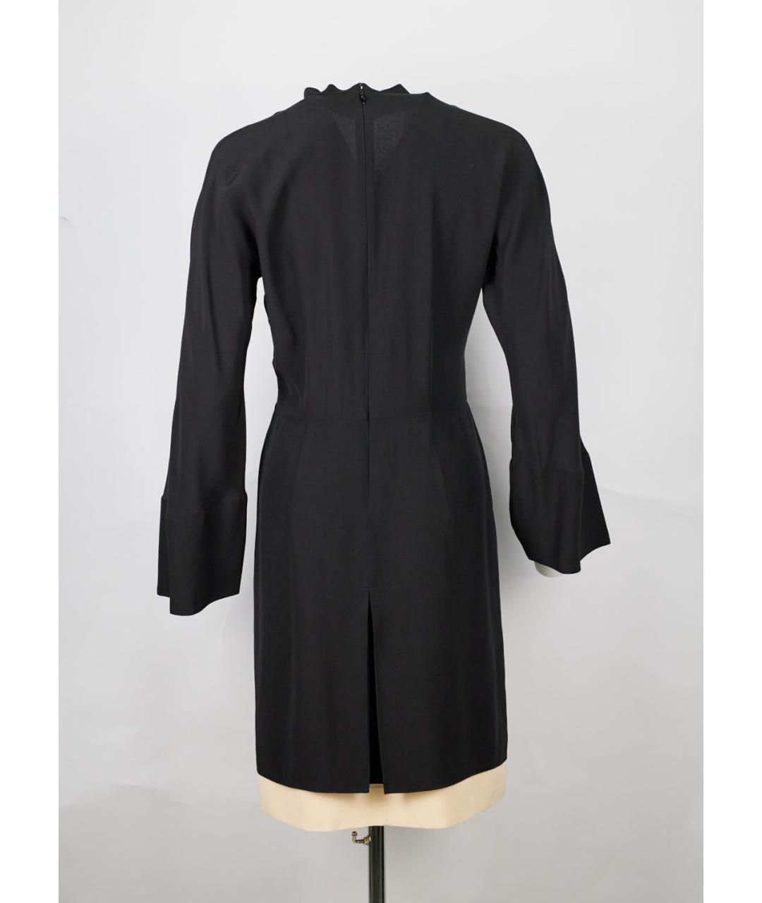 MARNI Черное шелковое коктейльное платье, фото 2