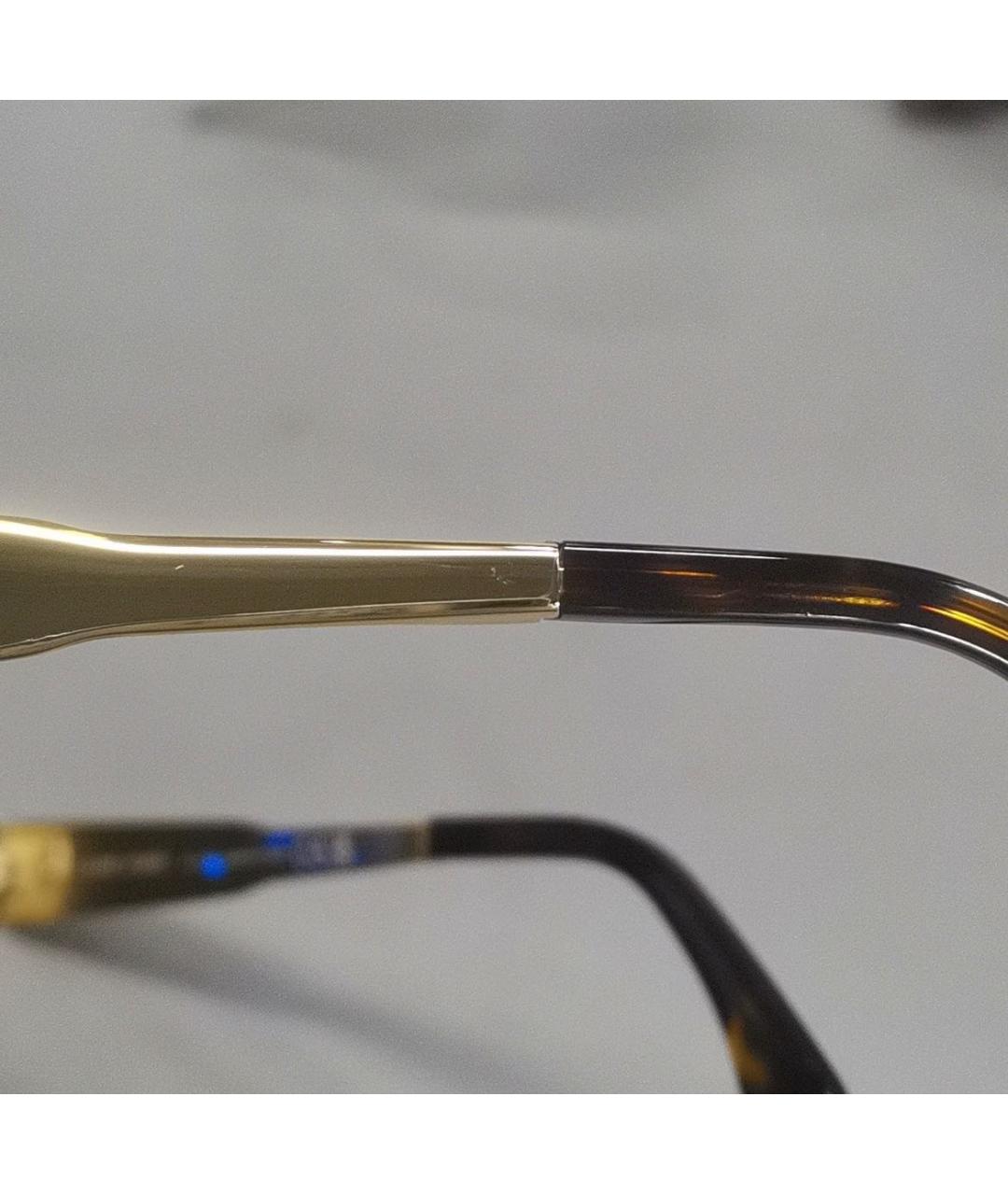 CELINE PRE-OWNED Золотые металлические солнцезащитные очки, фото 5