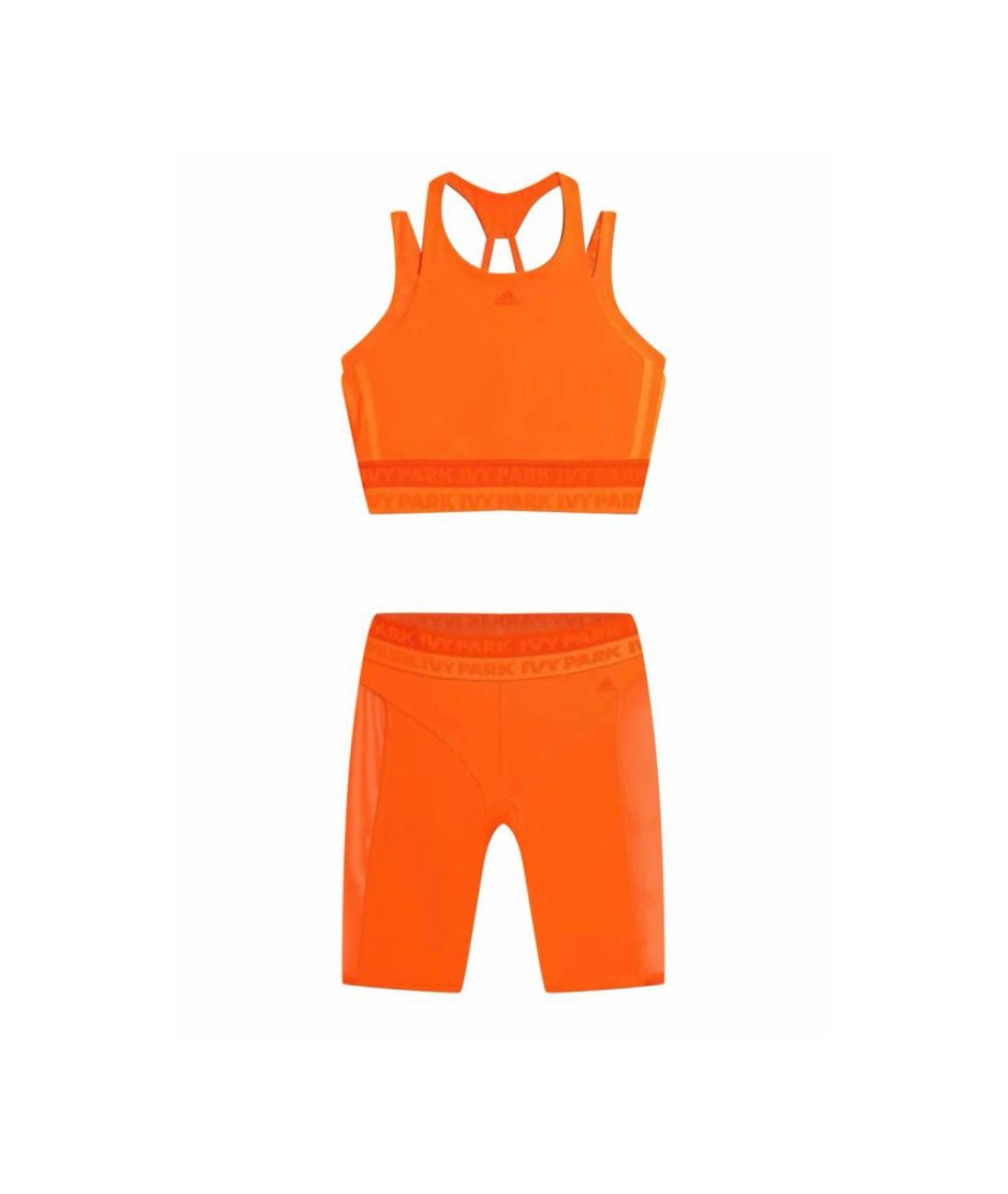 ADIDAS Оранжевый полиэстеровый спортивные костюмы, фото 1