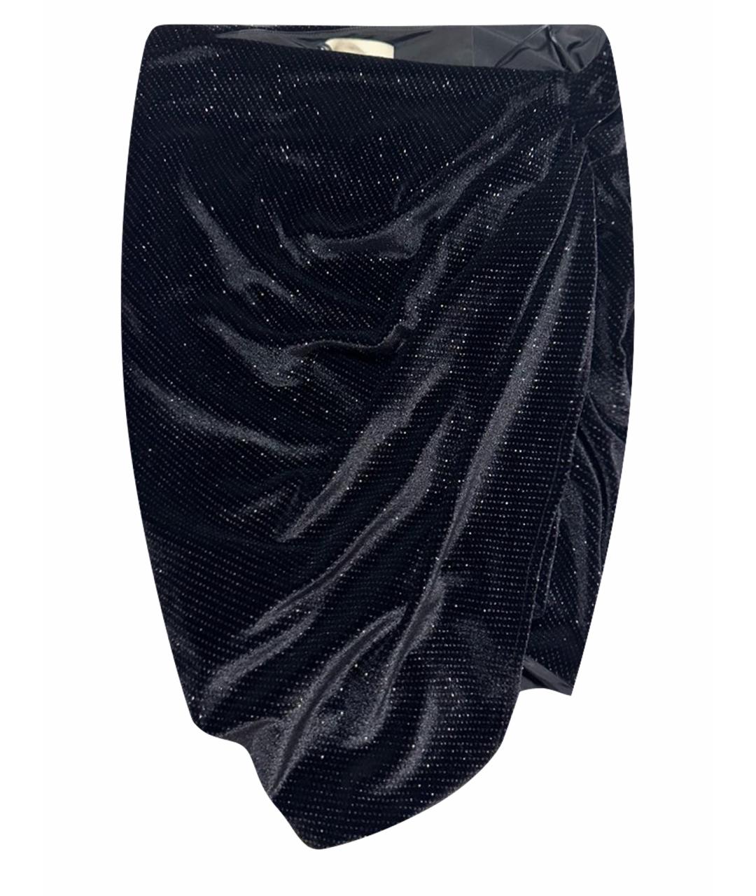 ALEXANDRE VAUTHIER Черная полиэстеровая юбка мини, фото 1