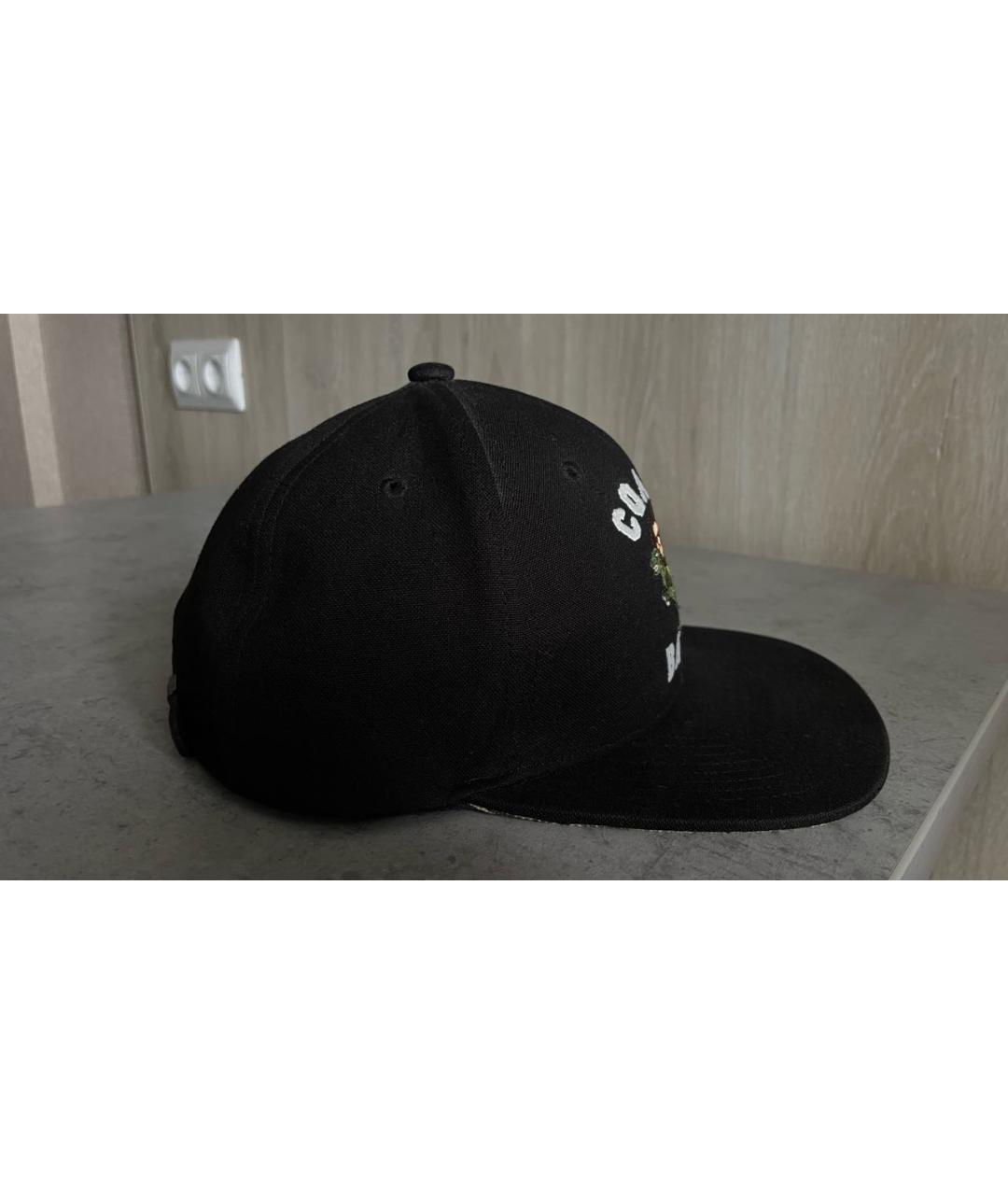 COACH Черная хлопковая кепка/бейсболка, фото 2