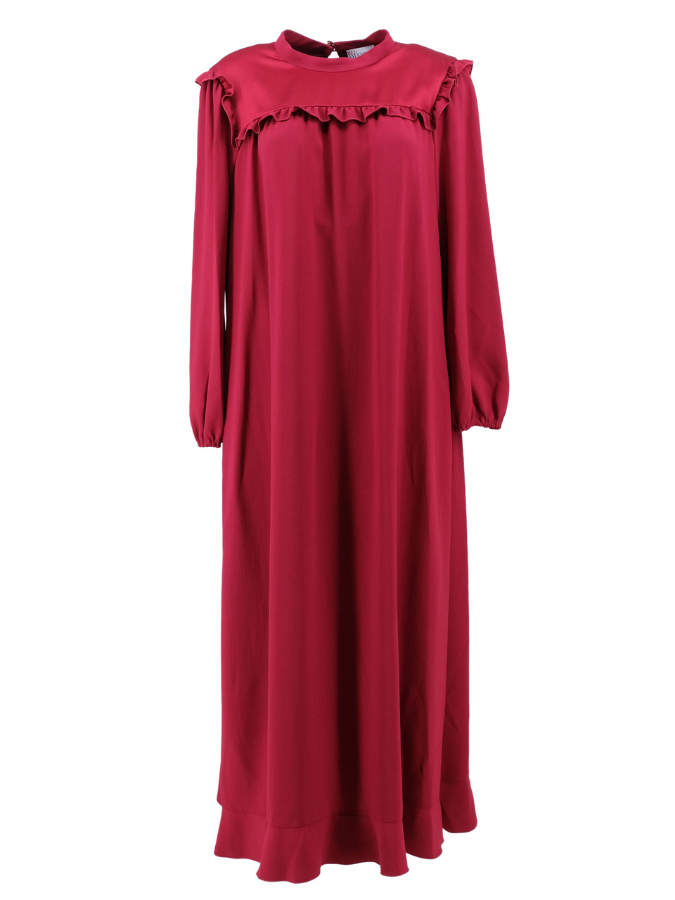 RED VALENTINO Бордовое повседневное платье, фото 1