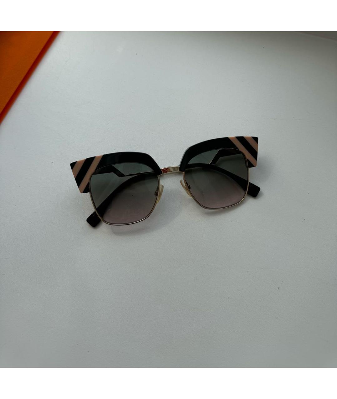 FENDI Темно-синие солнцезащитные очки, фото 5