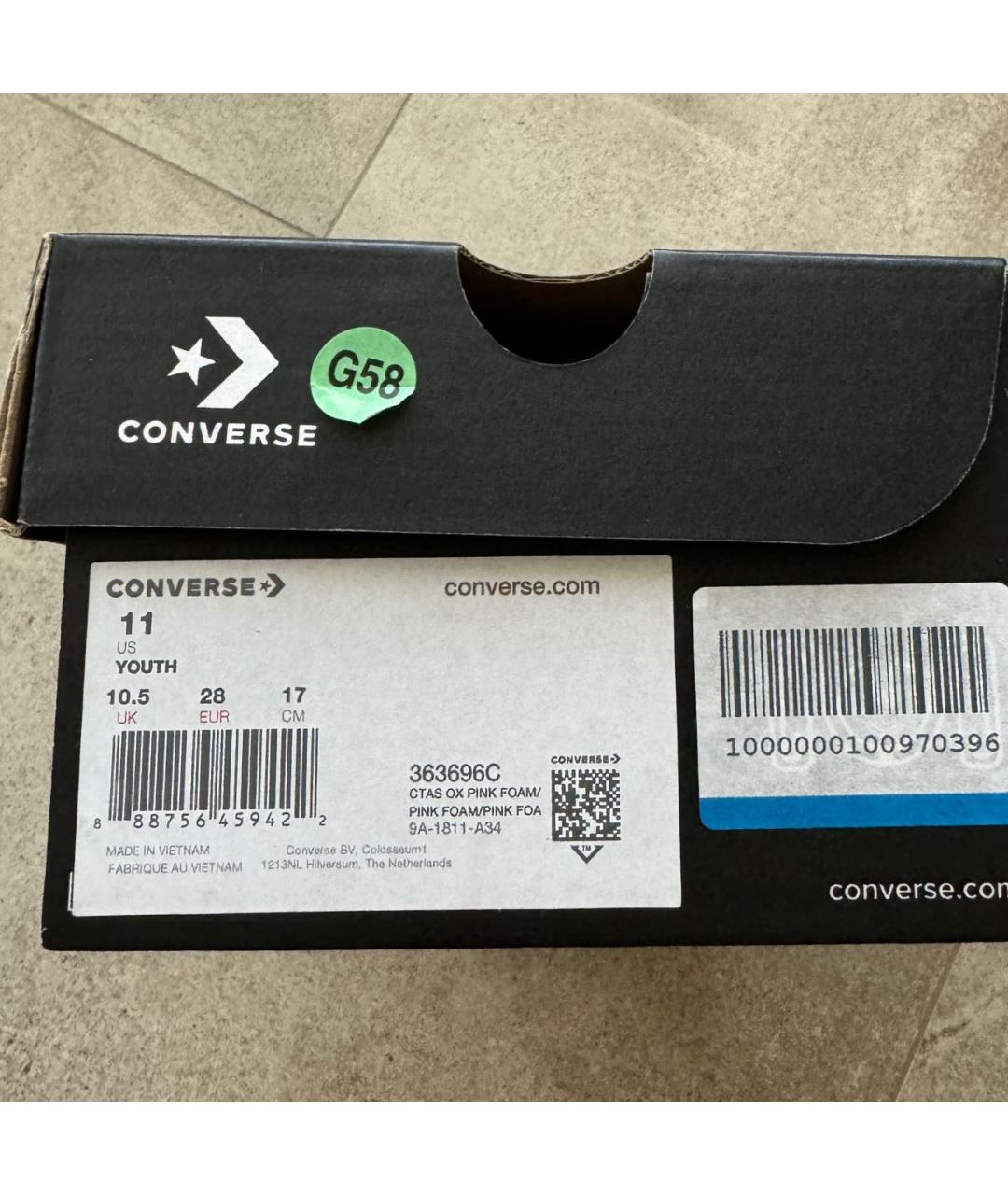 CONVERSE Розовые замшевые кеды, фото 4