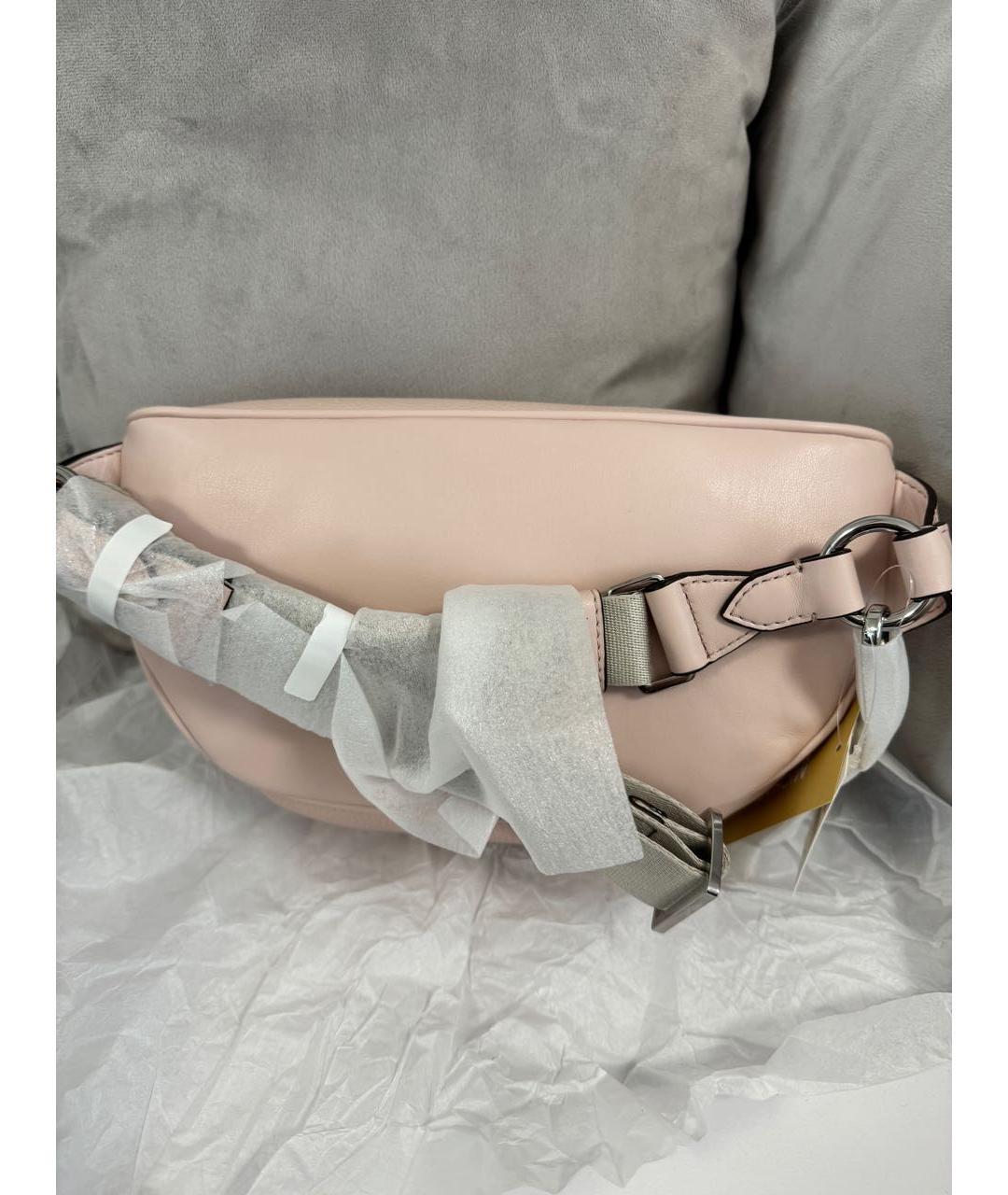MICHAEL KORS Розовая кожаная поясная сумка, фото 3