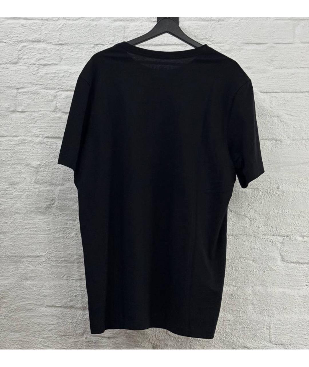 JORDAN Черная хлопковая футболка, фото 3