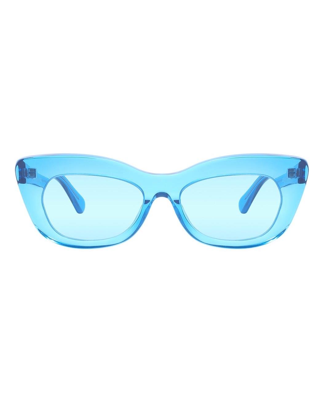 STELLA MCCARTNEY Голубые пластиковые солнцезащитные очки, фото 1