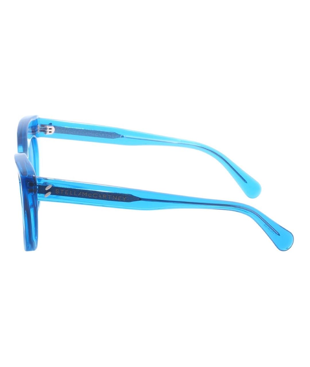 STELLA MCCARTNEY Голубые пластиковые солнцезащитные очки, фото 3