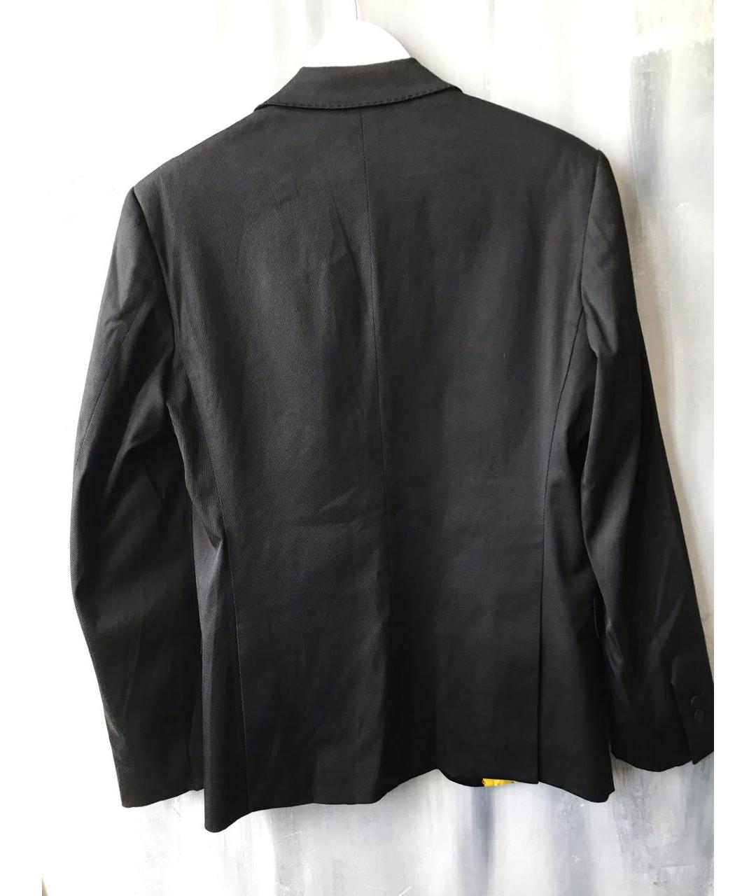 DSQUARED2 Черный хлопковый жакет/пиджак, фото 2