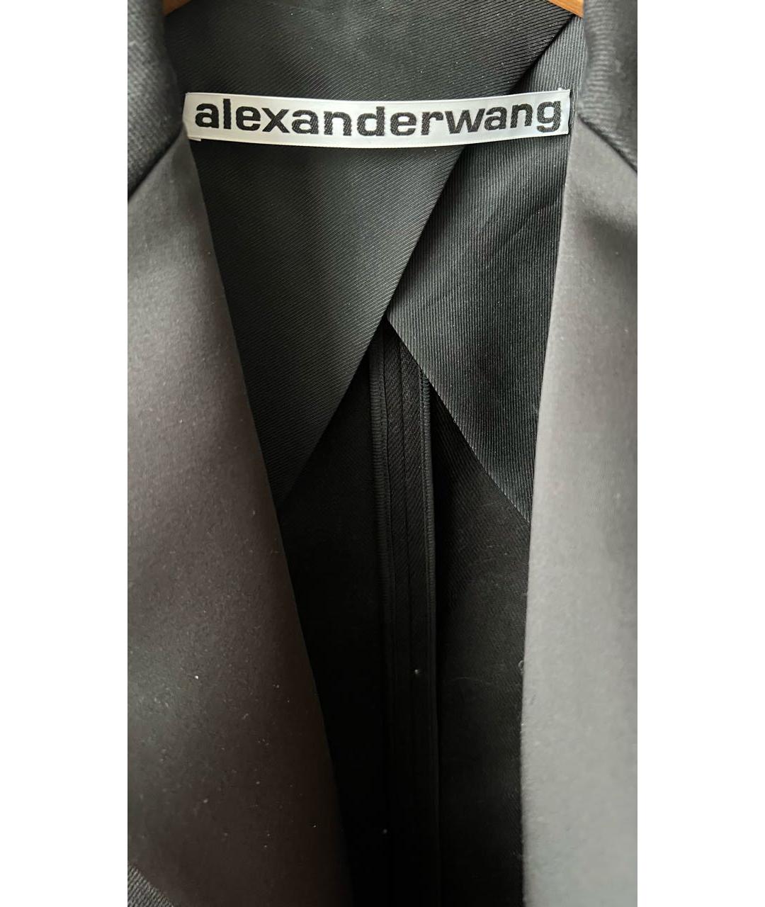 ALEXANDER WANG Черный хлопковый жакет/пиджак, фото 3