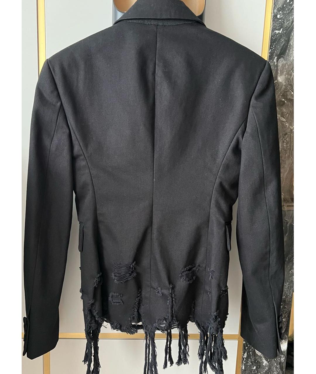 ALEXANDER WANG Черный хлопковый жакет/пиджак, фото 2