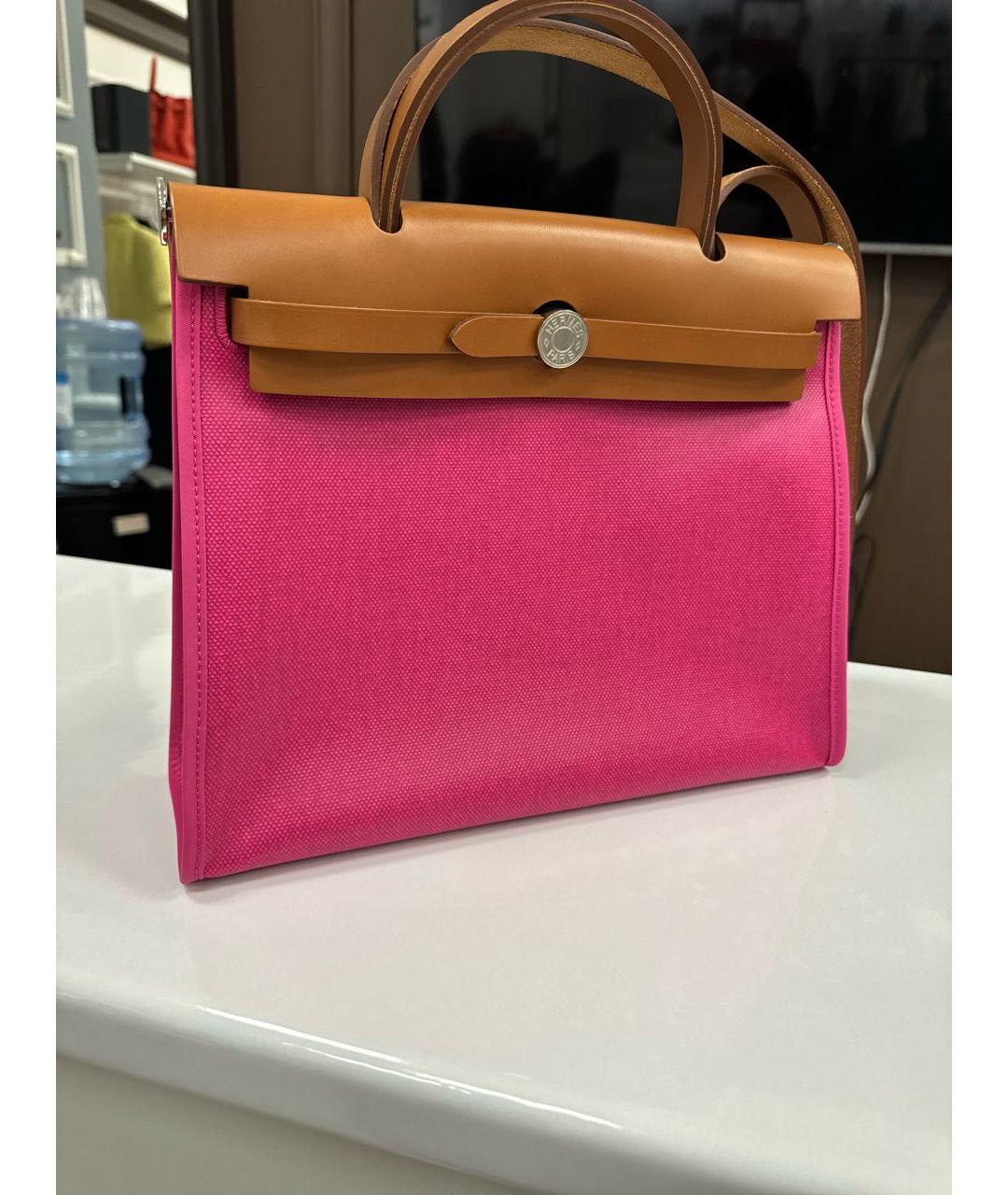 HERMES PRE-OWNED Розовая сумка с короткими ручками, фото 2