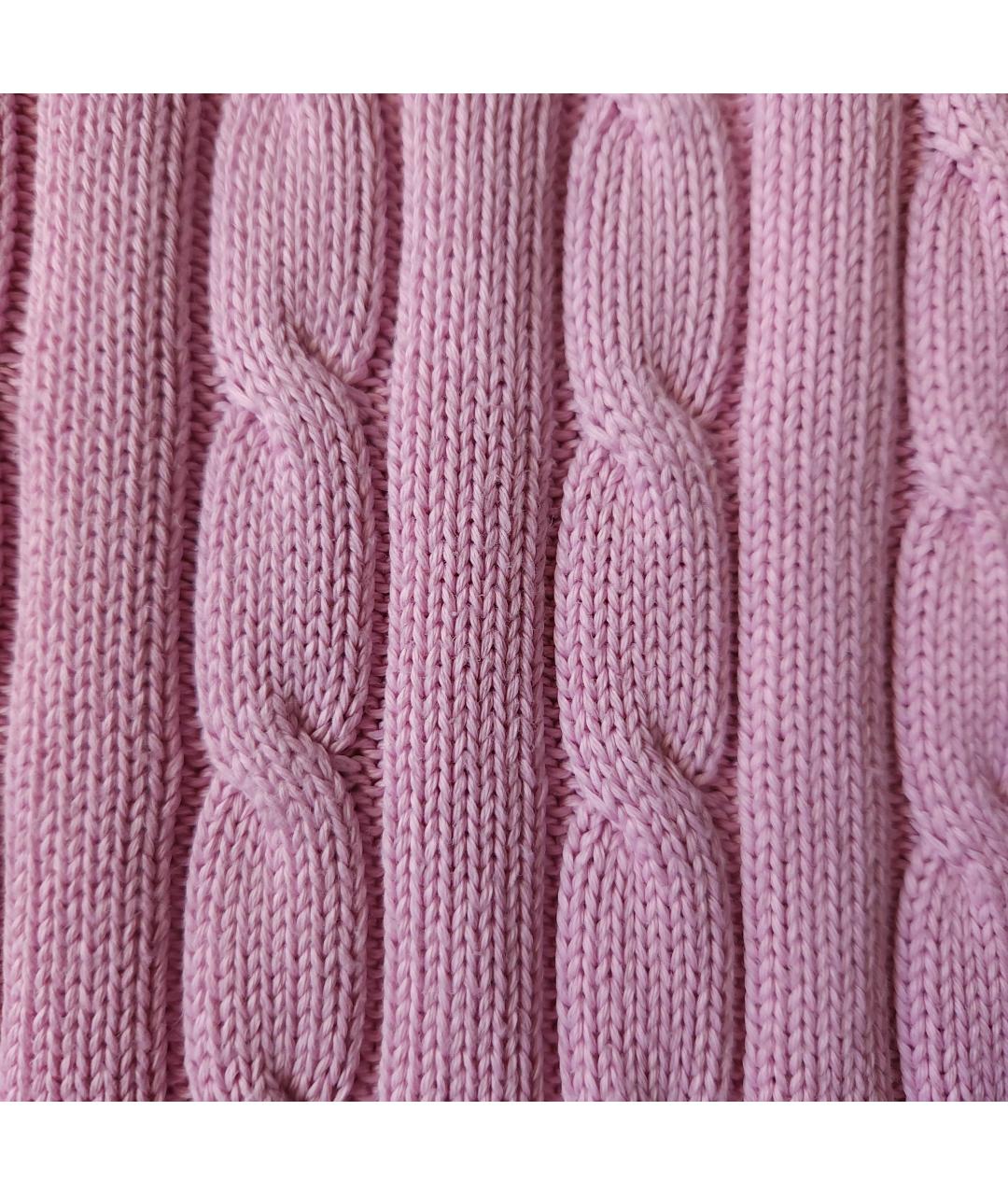 POLO RALPH LAUREN Розовый хлопковый джемпер / свитер, фото 6